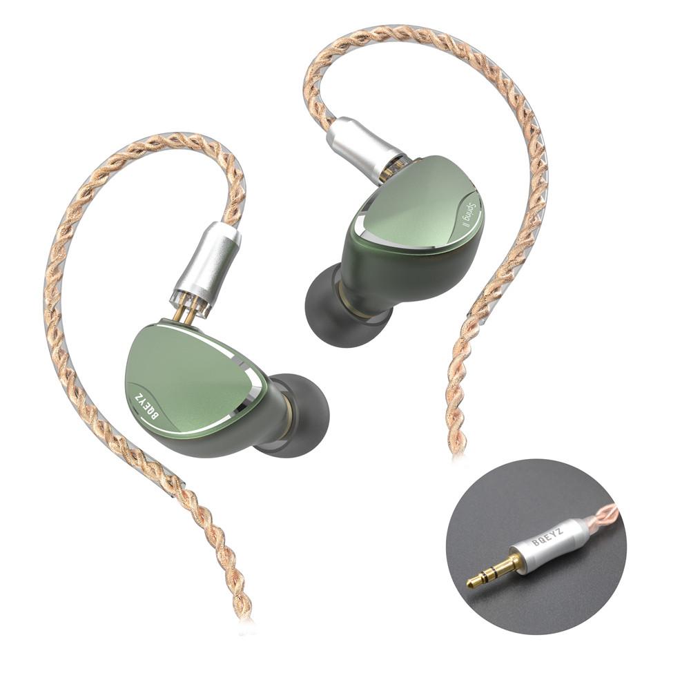 BQEYZ Spring 2 HiFi In-Ear Monitors with Balanced Armature Drivers - Premium Sound Quality for Audiophiles, Musicians & Studio Recording