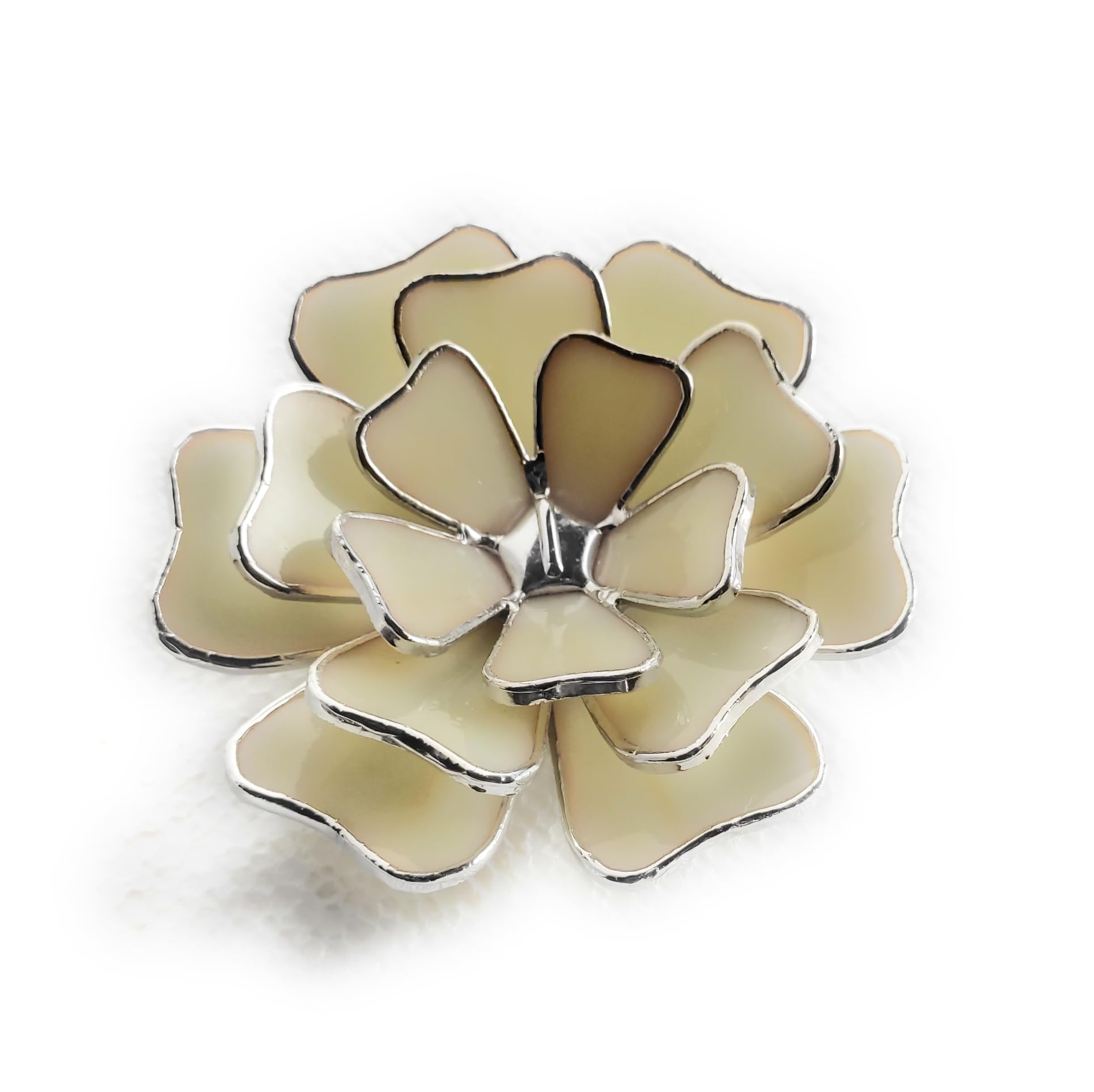Floral Stained Glass Ring Dish - Elegant Marbled Jewelry Holder for Wedding Rings & Accessories - Perfect for Bridal Showers, Home Decor & Gift Giving