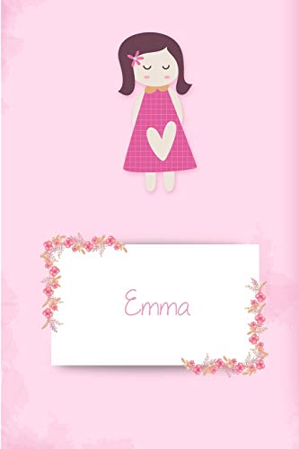 Personalized Name Notebook - 6 x 9 Inch Matte Softcover Journal with 120 Blank Lined Pages - Perfect Gift for Girls, Teens & Women - Great for School, Work, Diary & Creative Writing