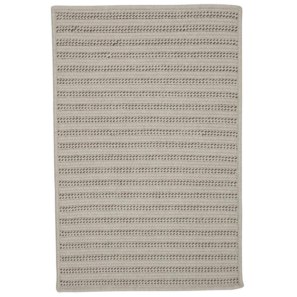 Sunbrella Booth Bay Indoor/Outdoor Rug 2' x 7' Natural Mink - Waterproof & UV Resistant Runner for Entryway, Patio, Deck, and Boat