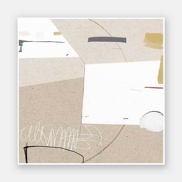 Block Unframed Art Print - Modern Abstract Wall Decor for Home, Office & Gifts | Perfect for Living Room, Bedroom & Workspace