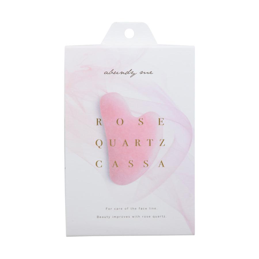 COGIT Abundy Me Rose Quartz Massage Roller - Natural Stone Facial & Body Massager for Relaxation & Skincare - Perfect for Home Spa, Yoga, and Self-Care Routines