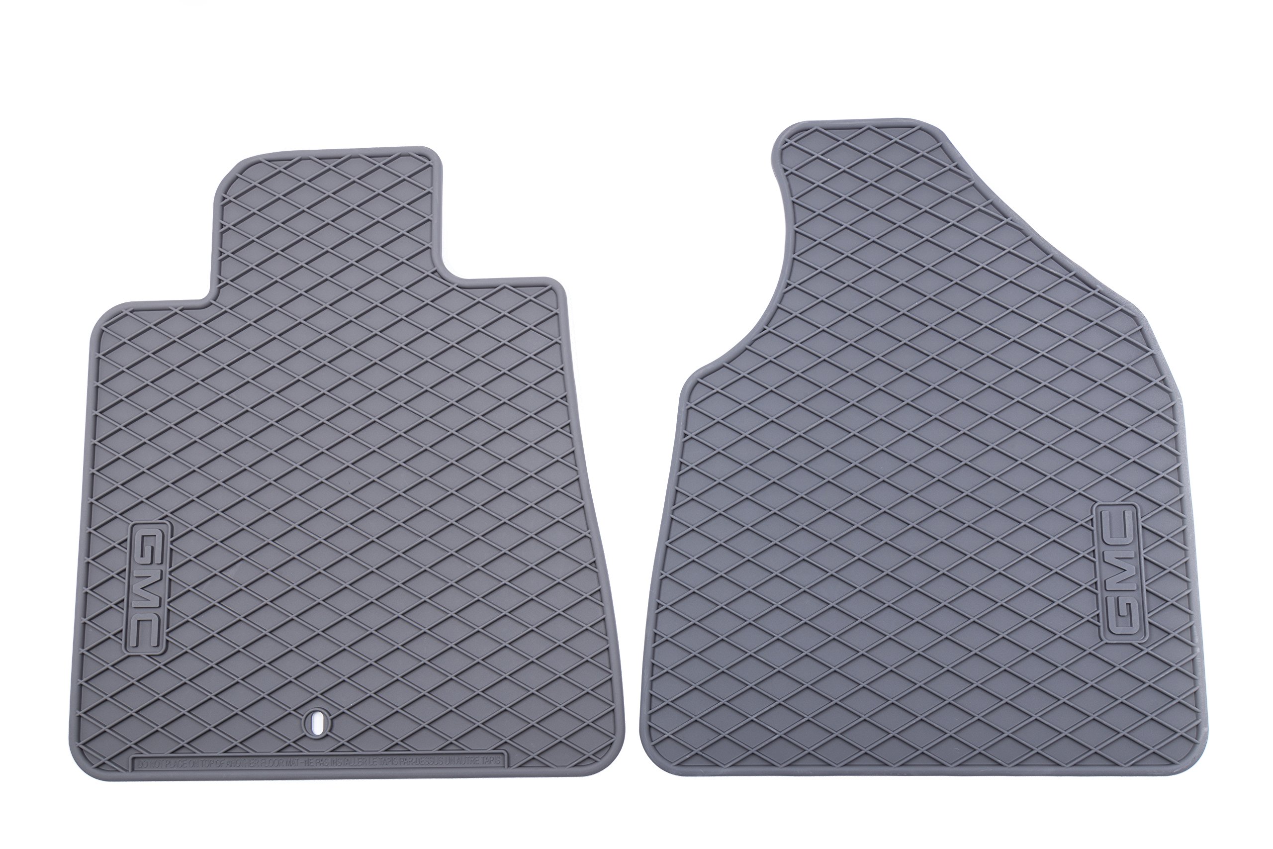 Premium All-Weather Floor Mats for GMC - Durable Titanium Car Mats with Logo - Perfect for Trucks & SUVs