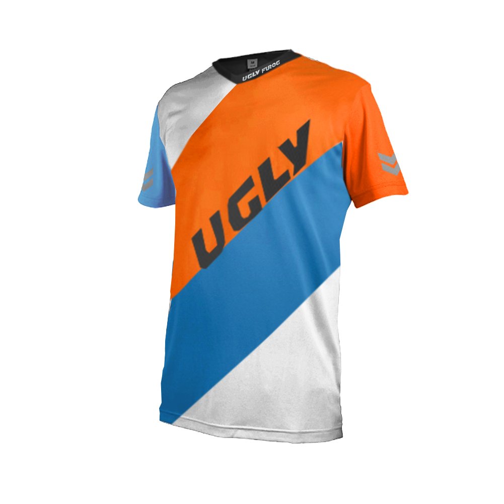UGLY FROG Team Cycling Jersey - Breathable MX Downhill MTB Shirt for Outdoor Sports & Mountain Biking | Perfect for Trail Riding, Enduro Racing & Bike Adventures