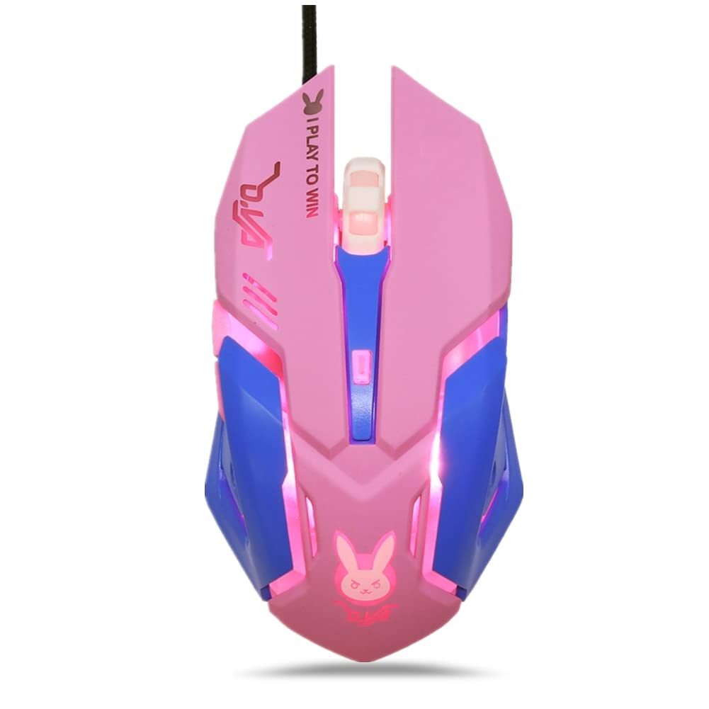 Sanpyl Wired RGB Gaming Mouse - 3200DPI High Precision Ergonomic LED Gaming Mouse for PC, Laptop, Notebook | Perfect for FPS, MOBA & MMO Games | Comfort Grip Design for Long Gaming Sessions