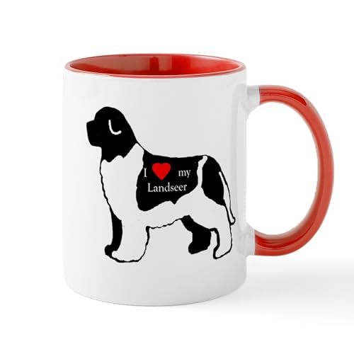 White/Red Inside - Newfoundland Heart Mug