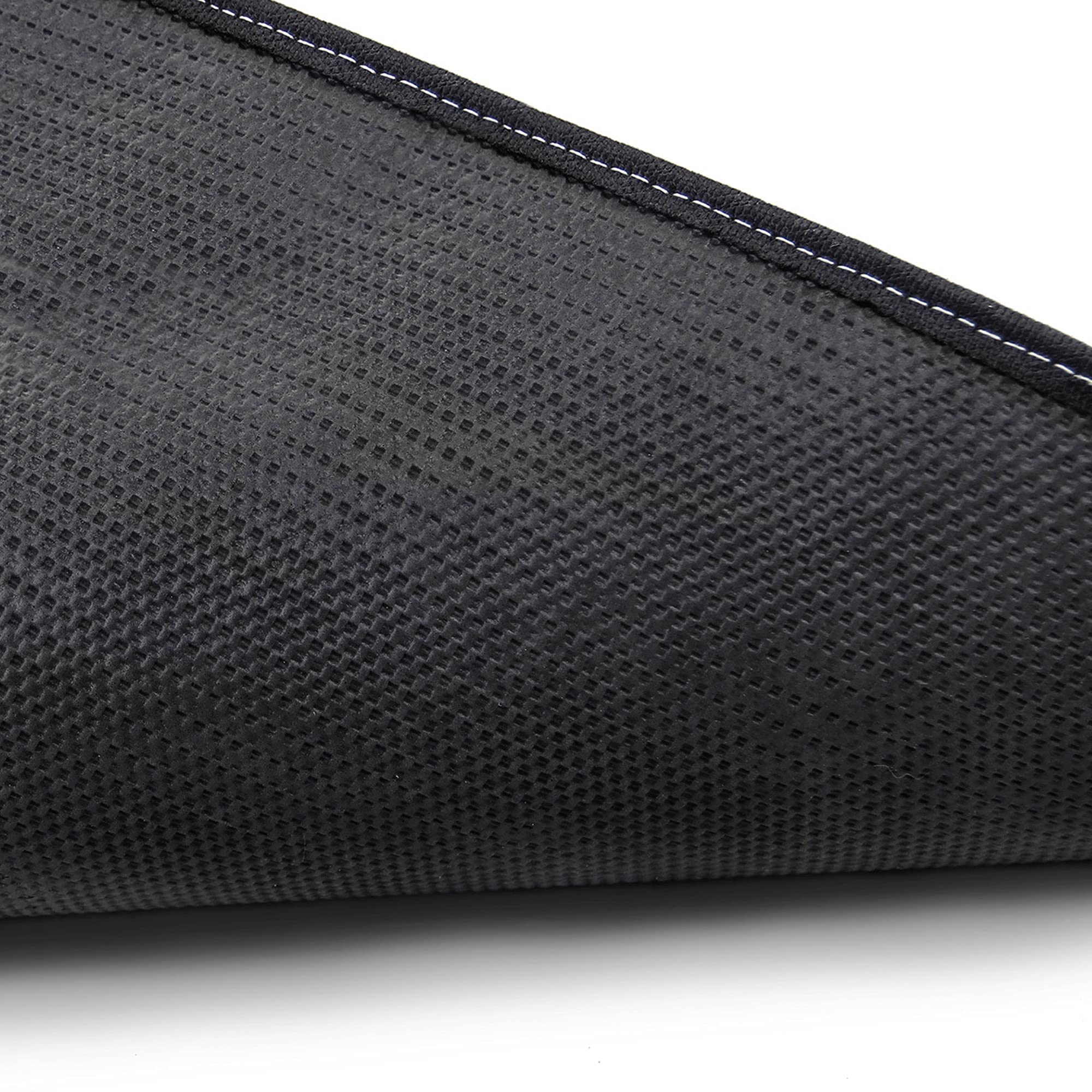 Premium Custom-Fit Carpeted Floor Mats for 2006-2011 Honda Civic 4-Door (Hybrid Compatible) - Luxury Car Floor Liners with Silver/Red Honda Logo - Perfect for Daily Commute & Road Trips (Black, Includes Trunk Mat)