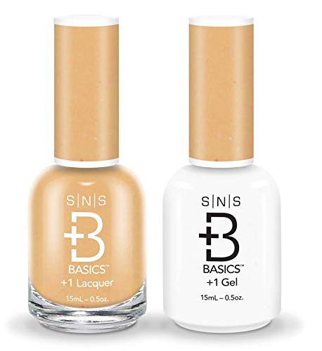 SNS Healthy Natural Nails Basic 1+1 Set - Nail Polish & UV Gel #79 for DIY Manicure & Professional Nail Salon Use