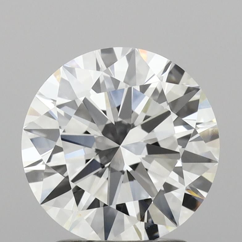 2 Carat D Color VS1 Clarity Round Lab-Created Diamond for Engagement Rings & Fine Jewelry