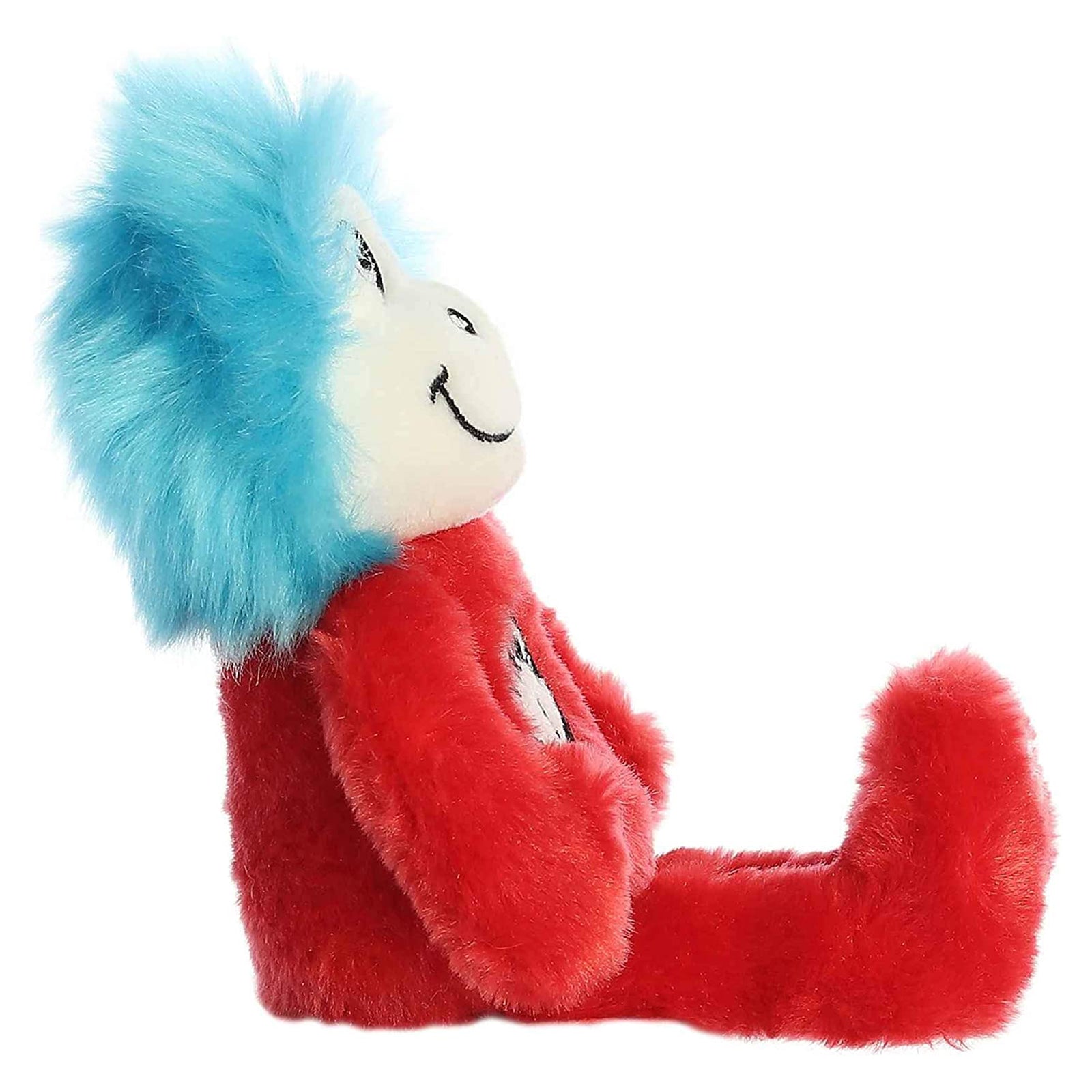 Dr. Seuss Thing One 7-Inch Plush Stuffed Toy - Cute Character Doll for Kids Room Decor, Birthday Gifts & Dr. Seuss Themed Parties