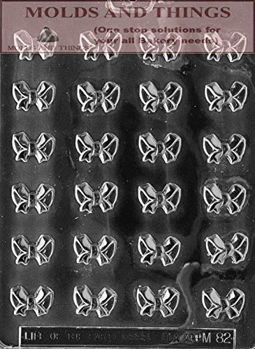 Bite Size Bows Chocolate Candy Mold Set of 2 - DIY Candy Making Kit with Instructions for Homemade Chocolates, Truffles & Party Treats - Perfect for Holidays, Birthdays & Baking Gifts