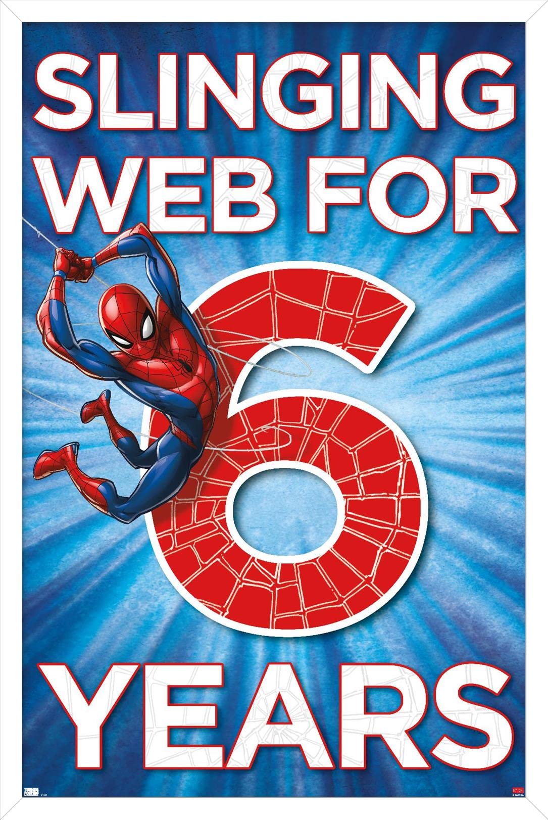Trends International Marvel Spider-Man Happy 6th Birthday Wall Poster - 34