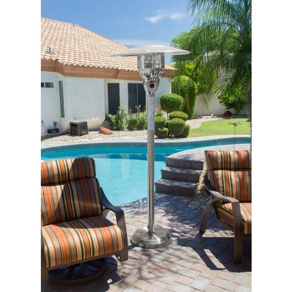 Outdoor Patio Heater with Natural Gas - Powerful & Energy Efficient for Backyard, Deck, and Restaurant Use
