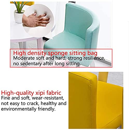 Premium PU Leather Dining Table Set - 1 Table & 4 Chairs for Office, Business, Hotel Lobby, Restaurant & Home Use | Elegant Red/Yellow Options | Perfect for Meetings, Dining & Commercial Spaces
