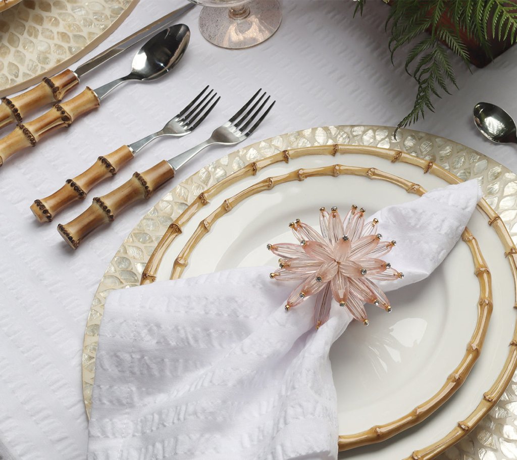 Premium Marquis Placemats Set of 4 - Waterproof & Heat-Resistant Table Mats for Dining, Kitchen, and Party Decor - Elegant Home Tableware Accessories