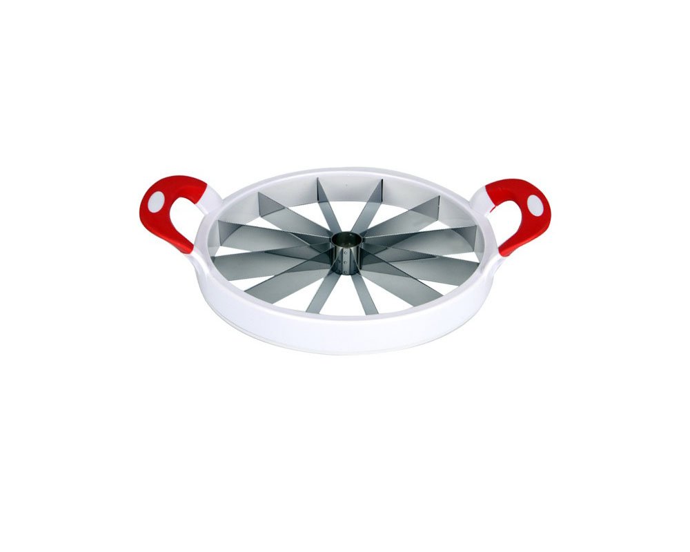 Premium Stainless Steel Watermelon Slicer & Fruit Cutter - 1pc Kitchen Gadget for Effortless Slicing - Perfect for BBQs, Picnics, and Summer Parties