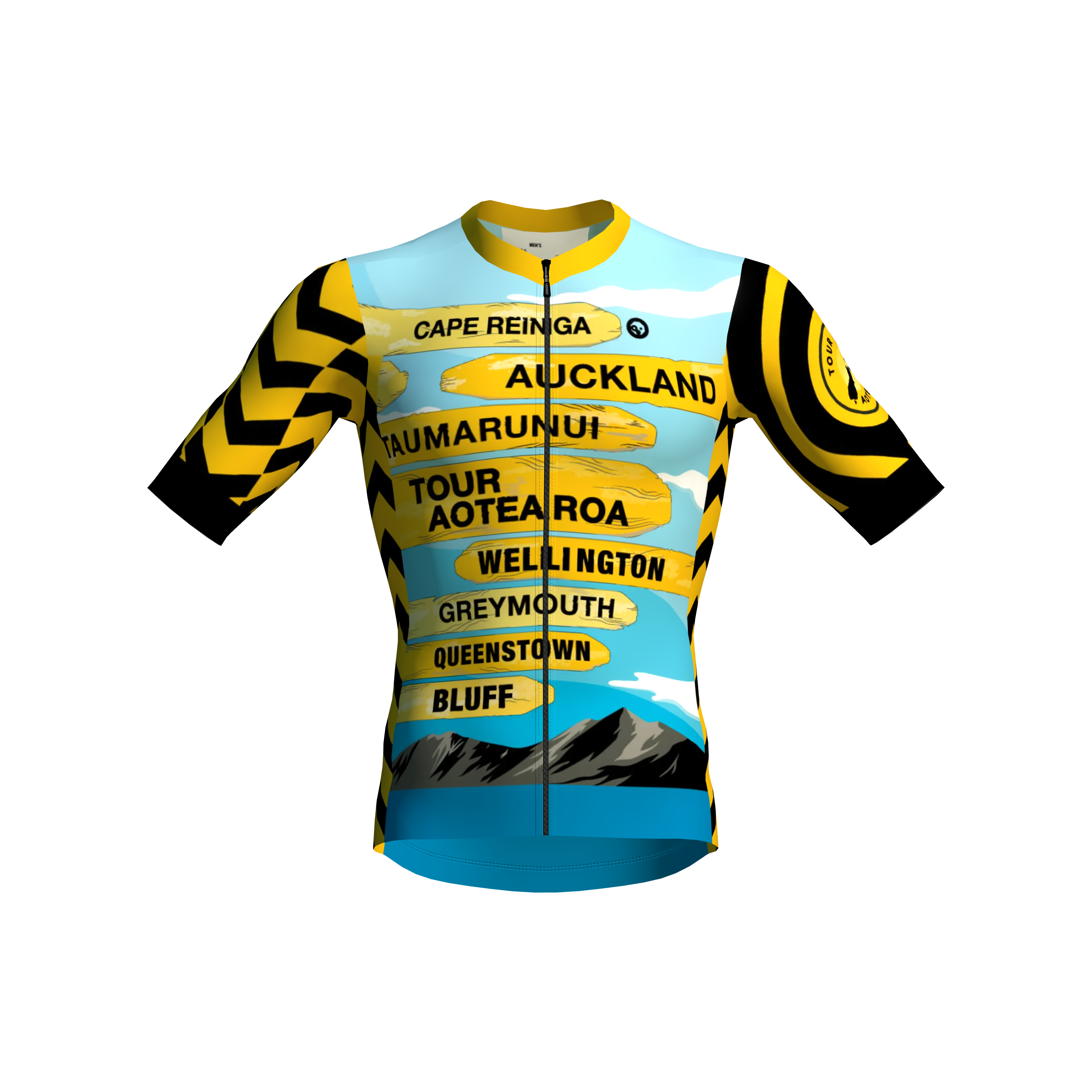 2024 Tour Aotearoa Cycling Jersey - Lightweight Aero Glide Performance Shirt for Men & Women | Perfect for Road Biking, Mountain Trails & Endurance Races
