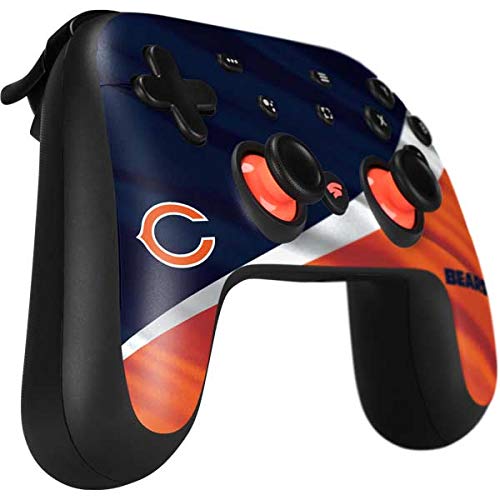 Officially Licensed NFL Chicago Bears Gaming Skin Decal for Google Stadia Controller - Custom Protective Cover for Enhanced Grip & Style - Perfect for Gamers, Collectors & Sports Fans