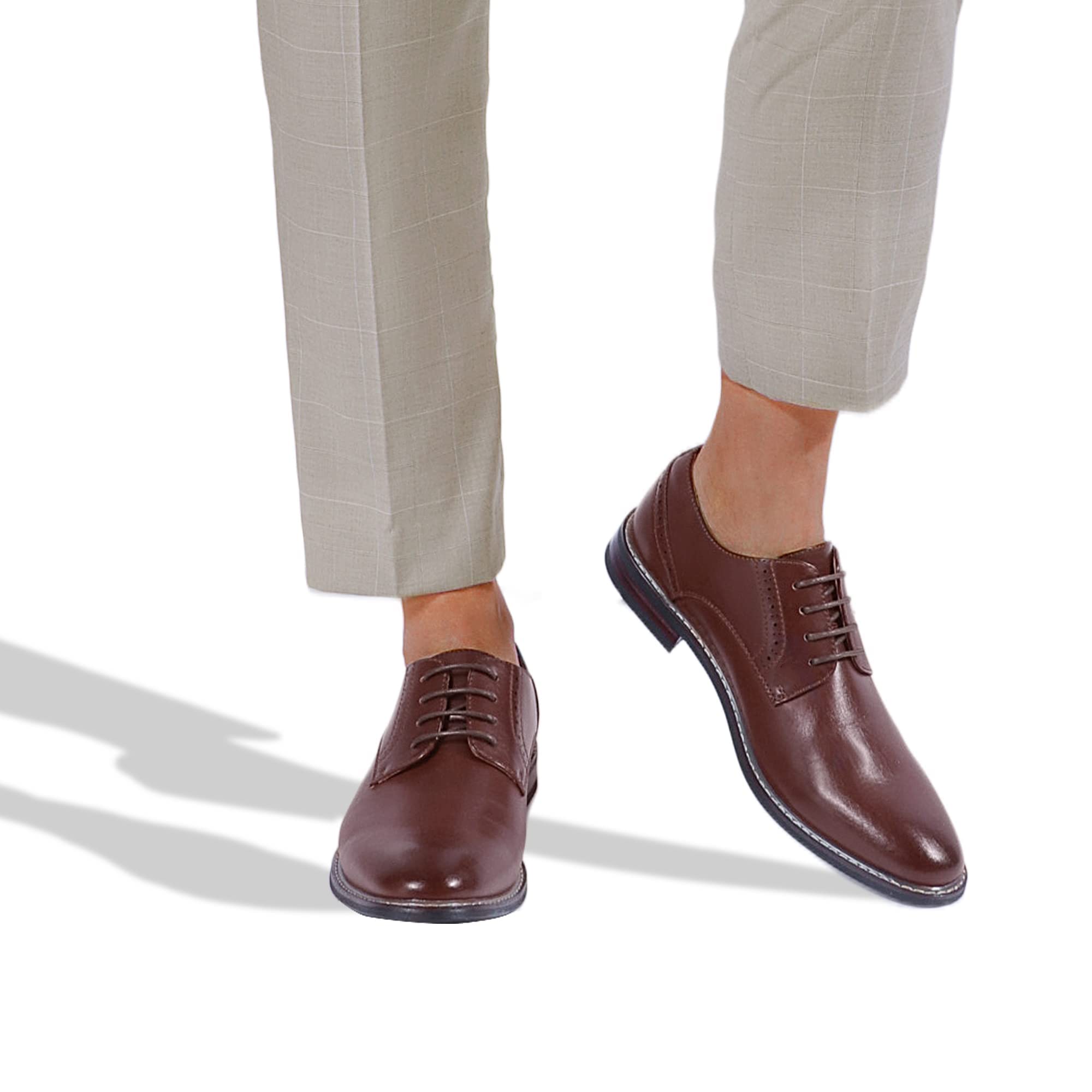 Premium Men's Dress Shoes - Formal Cap Toe Oxford Business Shoes for Men | Comfortable & Stylish | Perfect for Weddings, Office & Special Occasions