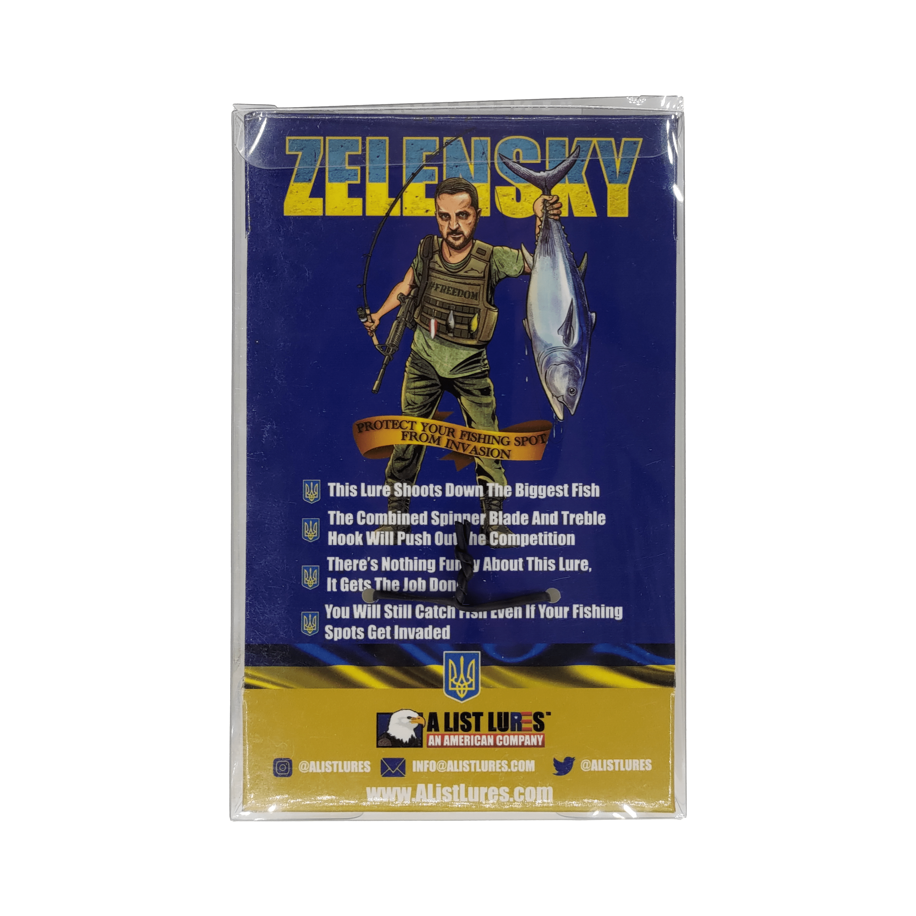 Zelensky Topwater Fishing Lure - Premium Bass Fishing Bait for Freshwater & Saltwater - Perfect for Morning & Evening Fishing Trips