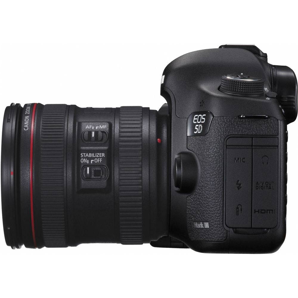 Canon EOS 5D Mark IV 30.4MP Full Frame DSLR Camera with 24-70mm f/4L Lens - Professional Photography for Weddings, Portraits & Travel - USA Version