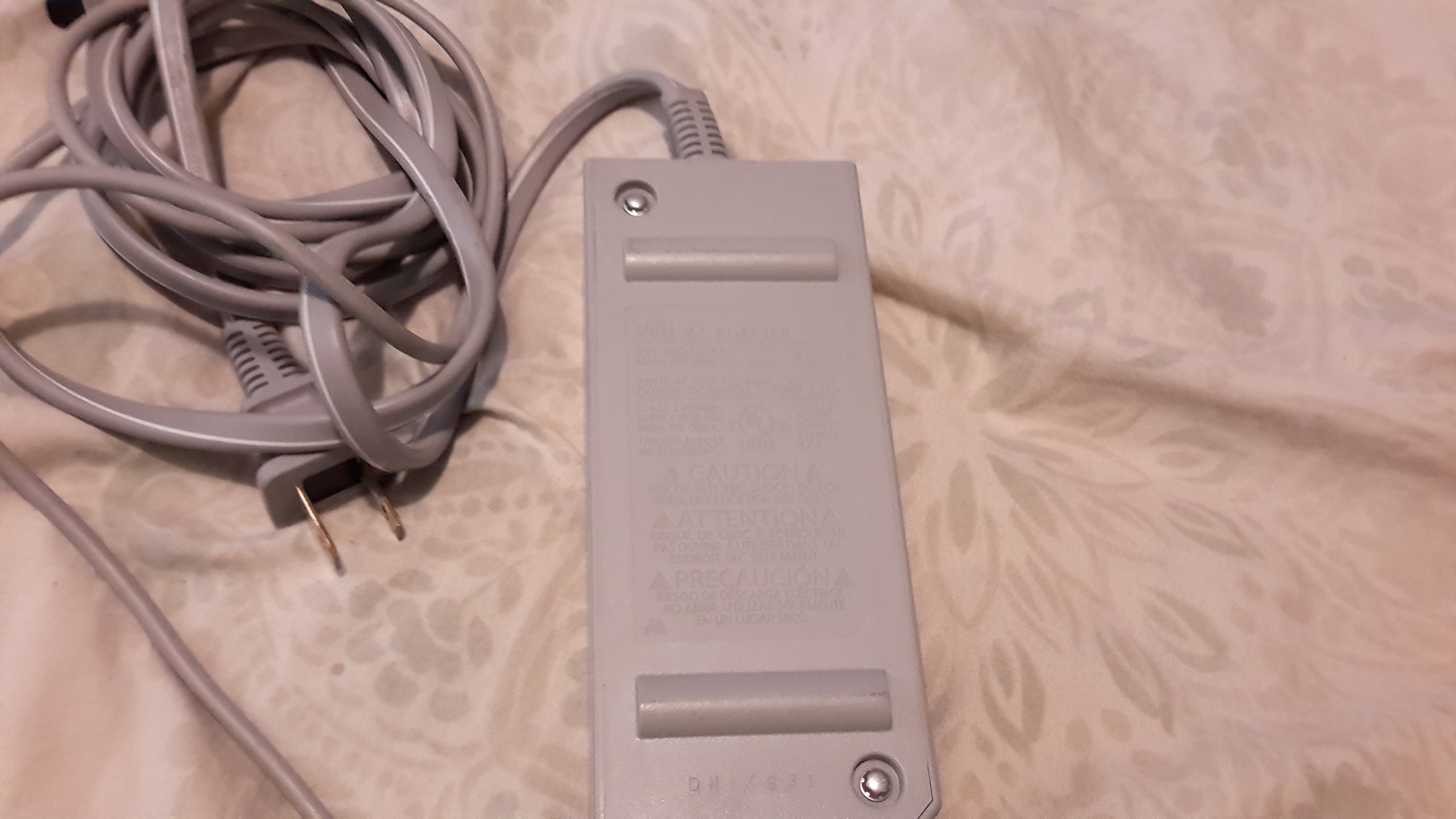 Original Genuine Nintendo Wii AC Adapter Power Cable Cord for Wii Console - Certified Refurbished (Renewed) | Perfect Replacement for Home Gaming & Entertainment Setup