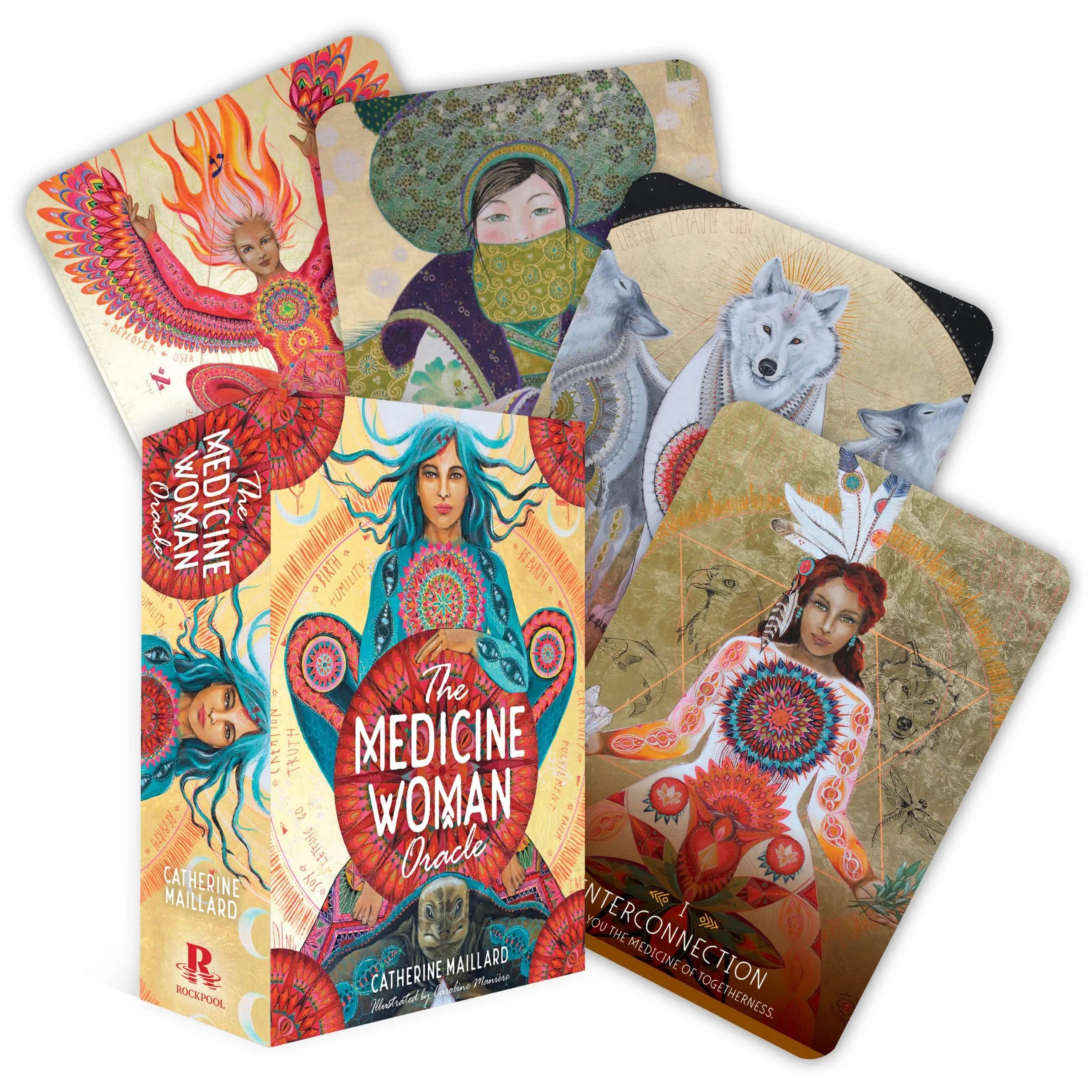 Medicine Woman Oracle Cards - Spiritual Guidance & Healing Deck for Divination, Meditation, and Self-Discovery | Perfect for Tarot Readers, Energy Healers, and Personal Growth