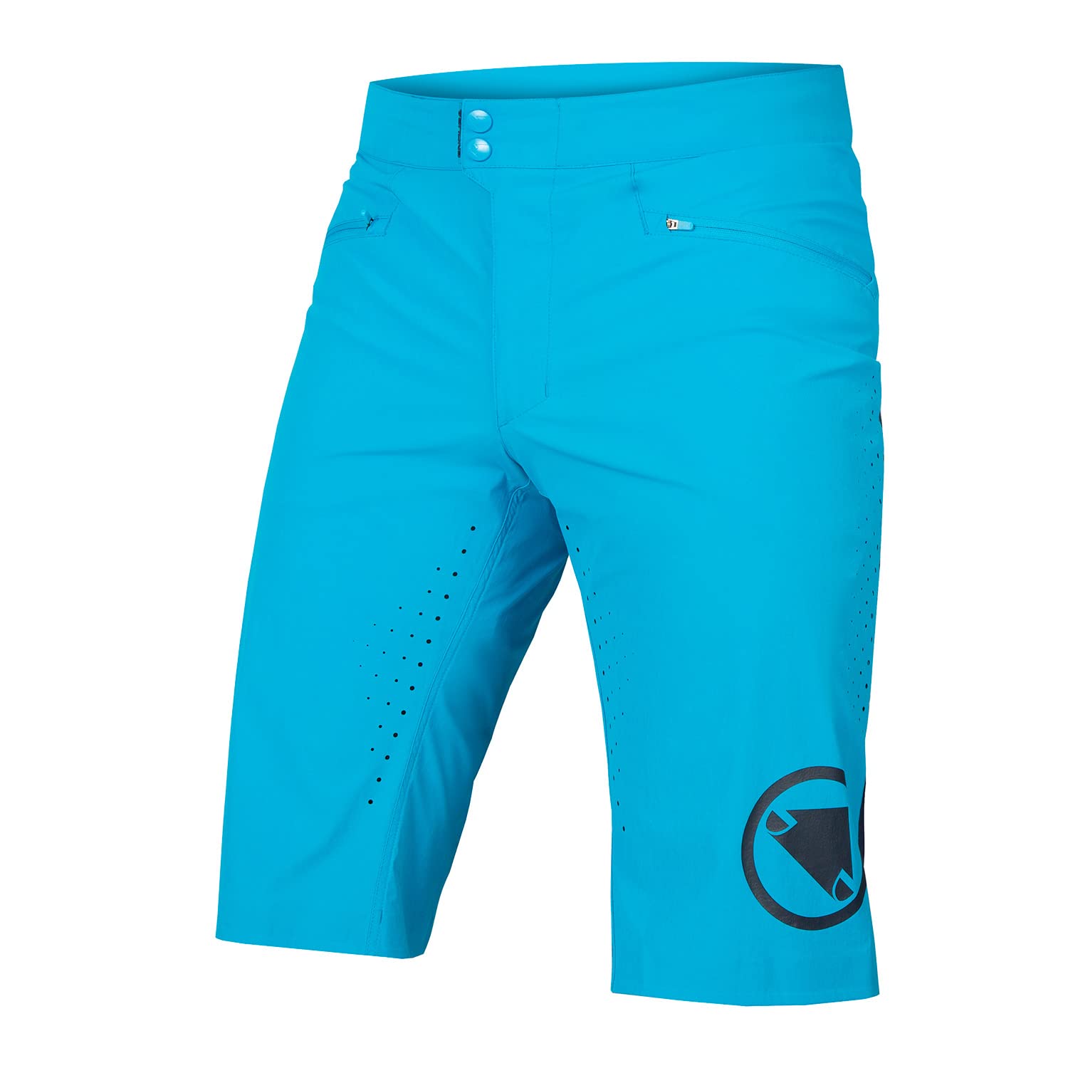 Endura Men's SingleTrack Mountain Bike Baggy Cycling Shorts - Lightweight, Breathable, Standard Length for Comfort - Electric Blue, Medium - Perfect for Trail Riding, Biking Adventures & Outdoor Sports