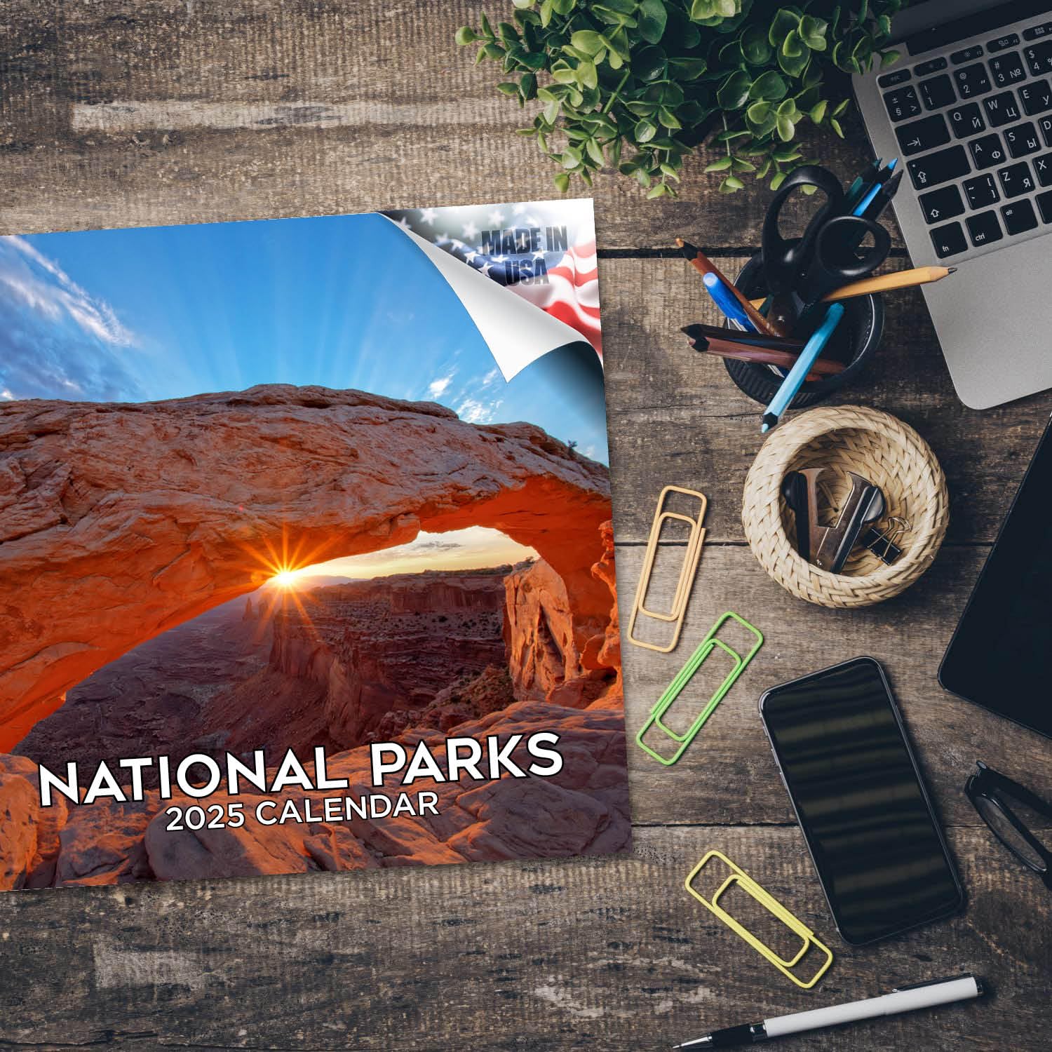 2024-2025 National Parks Wall Calendar - 14 Month Large 12