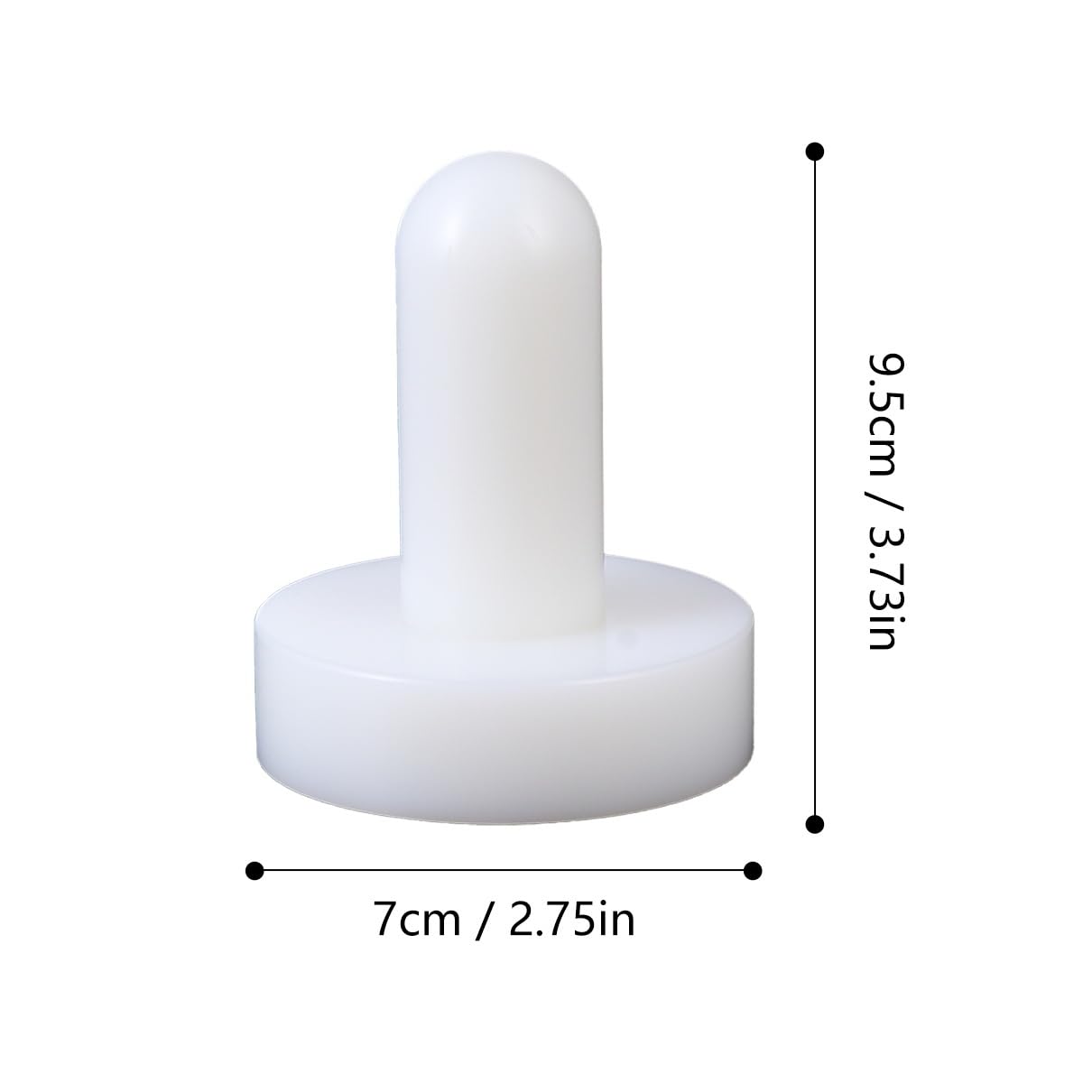 Hemoton Plastic Tart Pastry Tamper - Professional Pie Dough Press & Baking Tool for Mini Egg Tarts, Cheesecakes, Pasta & Desserts | Perfect for Home Bakers & Professional Kitchens