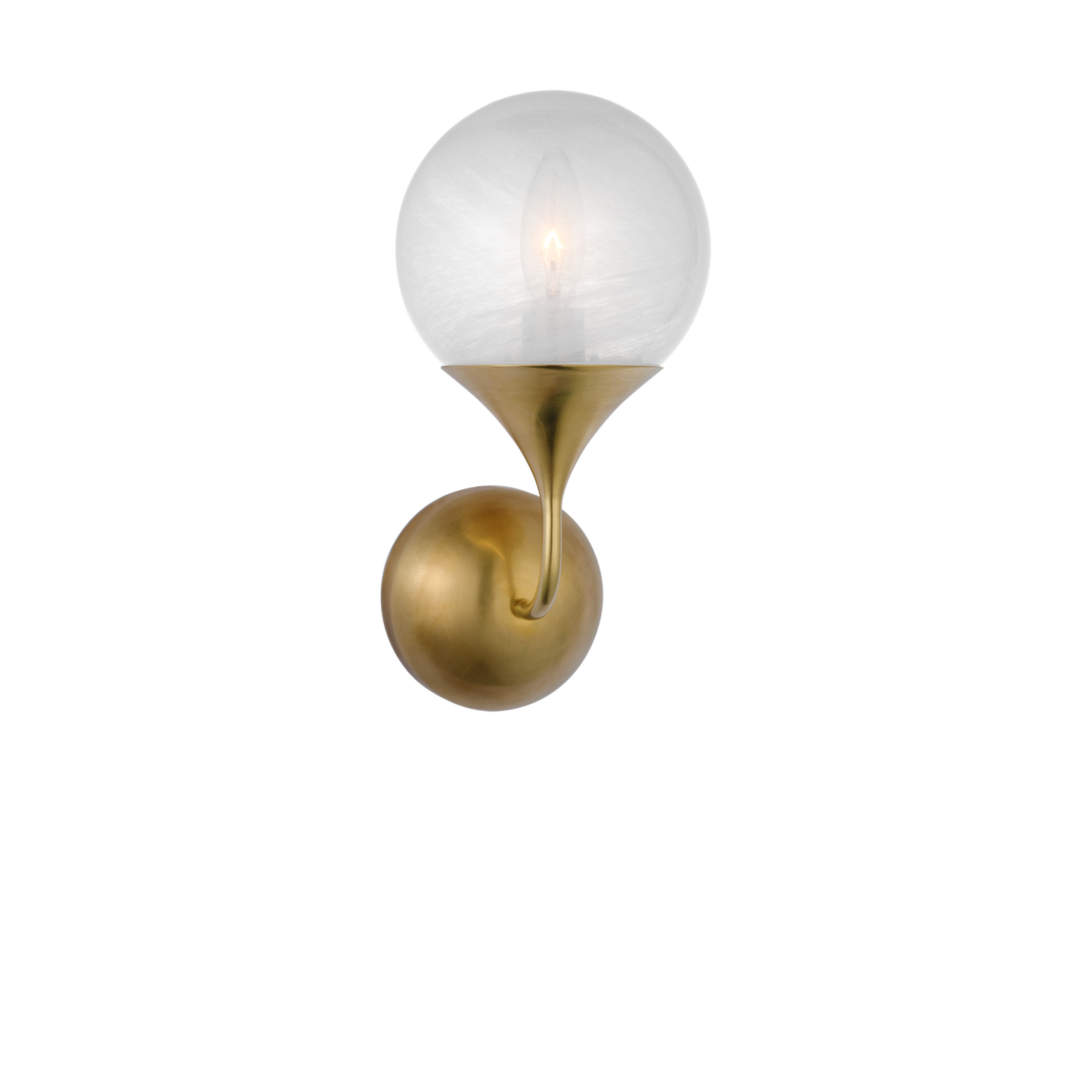 Cristol Small Sconce Wall Light - Modern Minimalist Plug-in Wall Lamp for Bedroom, Living Room & Hallway - Easy Installation Indoor Lighting Fixture