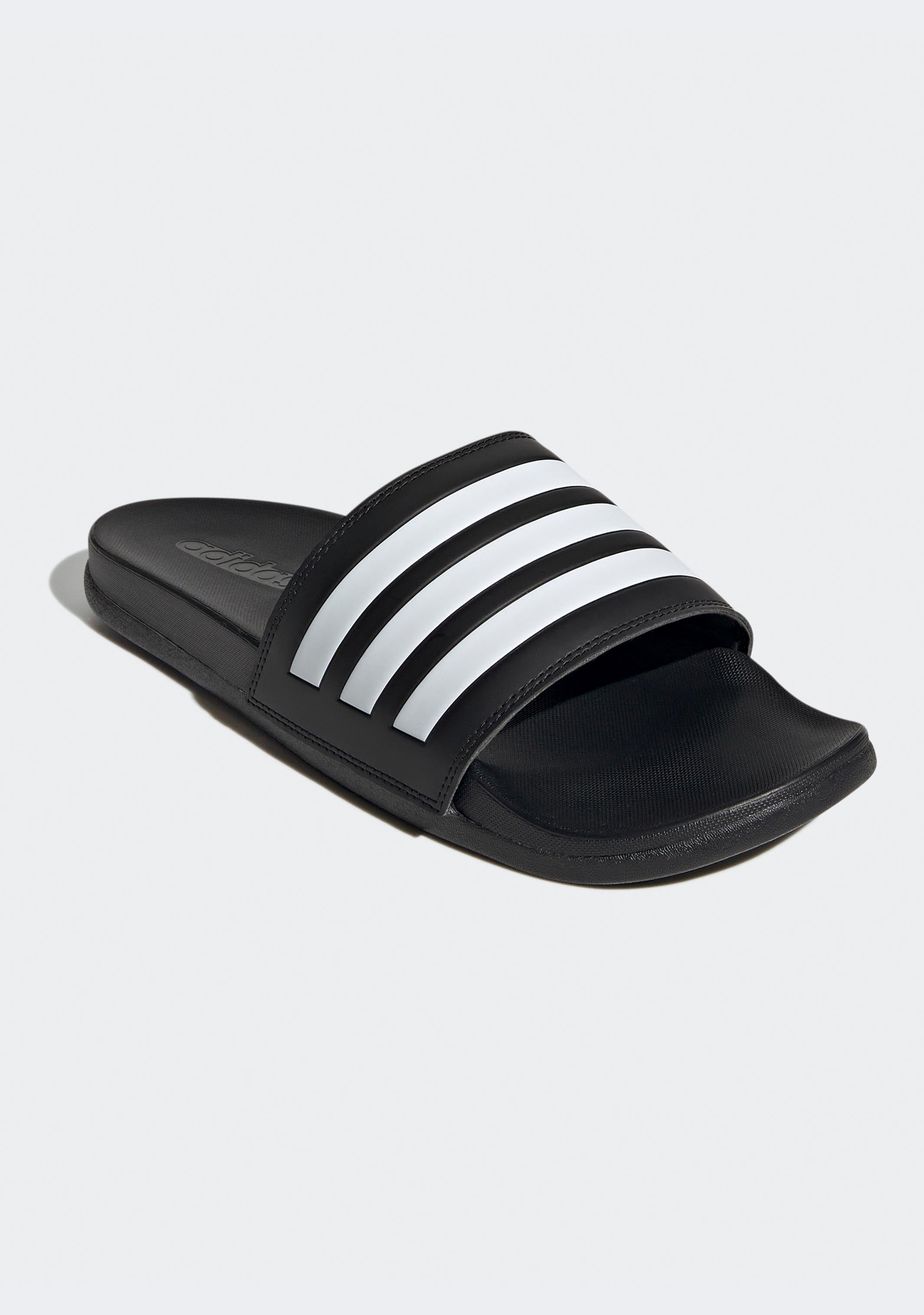 Adidas Men's Adilette Comfort Slides - Lightweight Athletic Sandals for Pool, Beach & Gym - Breathable Quick-Dry Slides for Casual Wear & Recovery