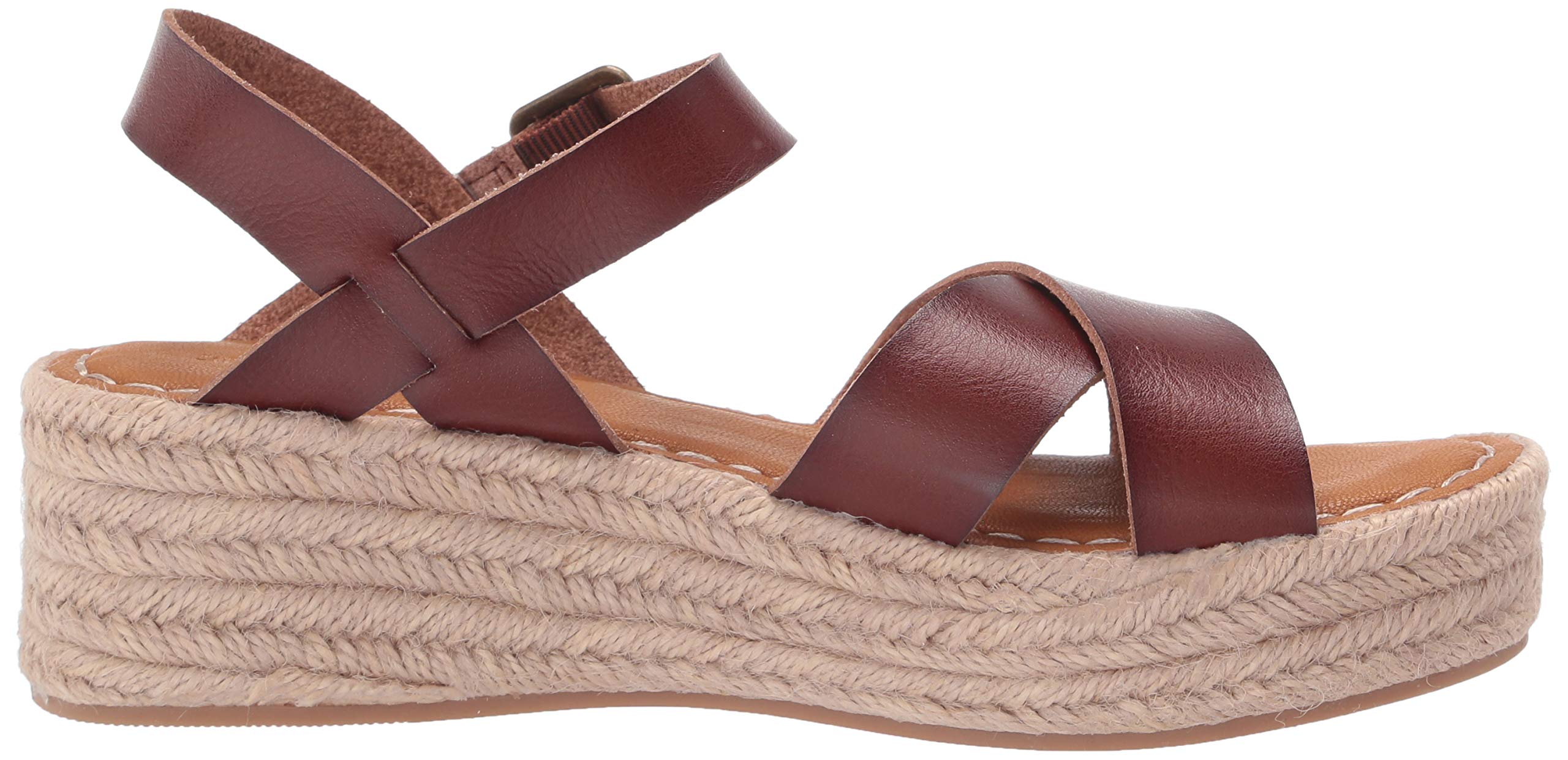 Amazon Essentials Women's Flatform Espadrille Sandals - Comfortable Summer Wedge Shoes for Beach, Vacation & Casual Outfits
