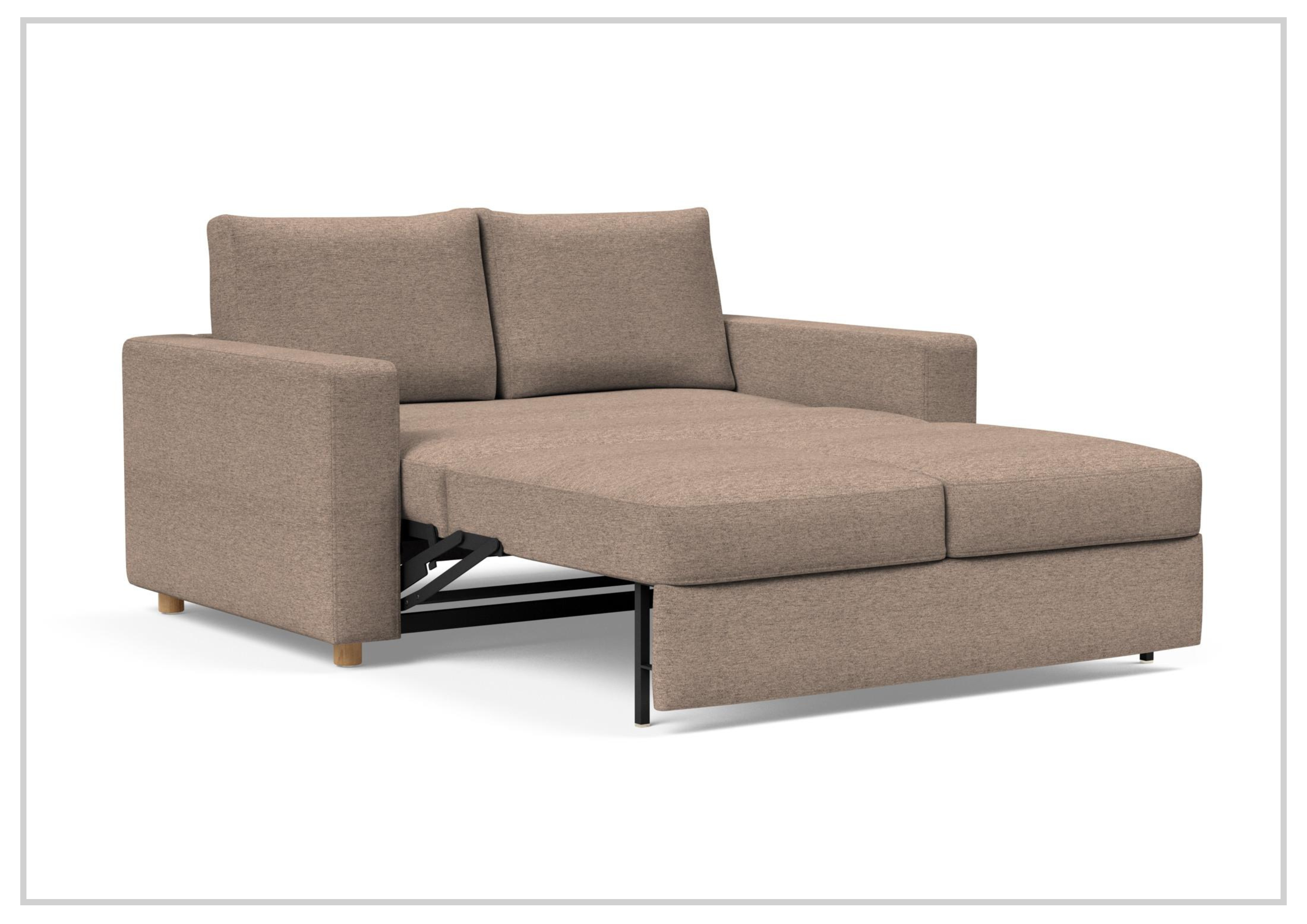 Innovation Living Neah Fabric 2-Seater Full-Size Sleeper Sofa Bed - Convertible Couch for Small Spaces, Guest Room & Apartment Living