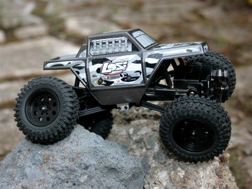8Trax Micro Crawler Wheels - 4-Pack Black Off-Road RC Car Tires for Rock Crawling & Trail Adventures