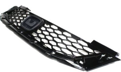 CPP Black Grille Assembly Replacement for 2013-2015 Honda Accord Sedan - HO1200217 - Upgrade Your Car's Front Look for a Sporty & Stylish Appearance