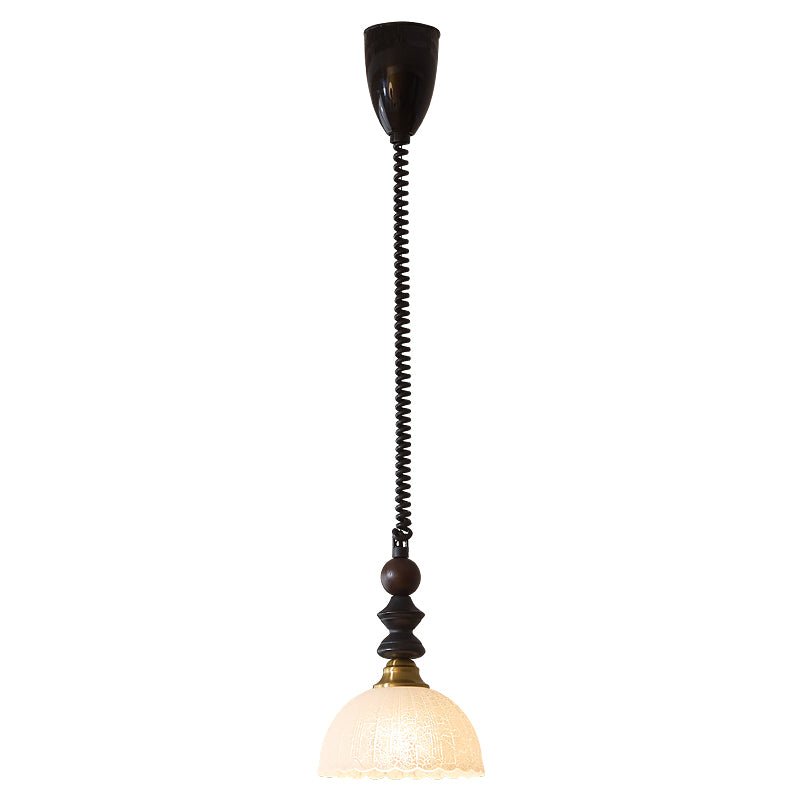 Halcyon Arch Pendant Light - Modern Glass Ceiling Lighting Fixture for Dining Room, Kitchen Island & Bedroom Decor