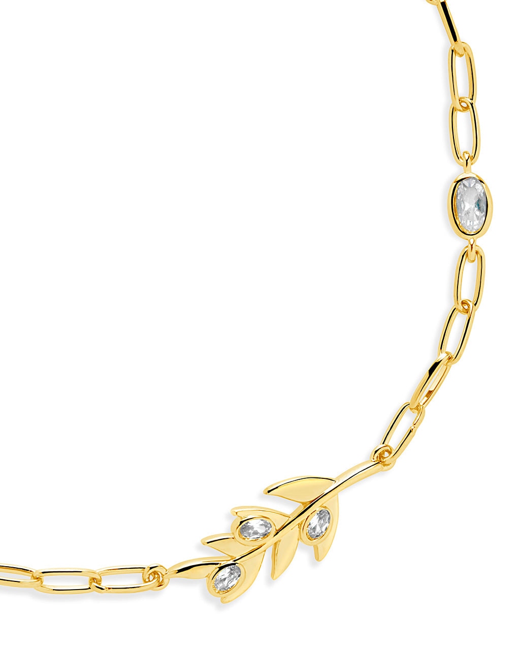 CZ Leaf & Chain Bracelet for Women - Elegant Sterling Silver Jewelry Gift for Birthday, Anniversary, Valentine's Day | Perfect for Everyday Wear, Office & Special Occasions
