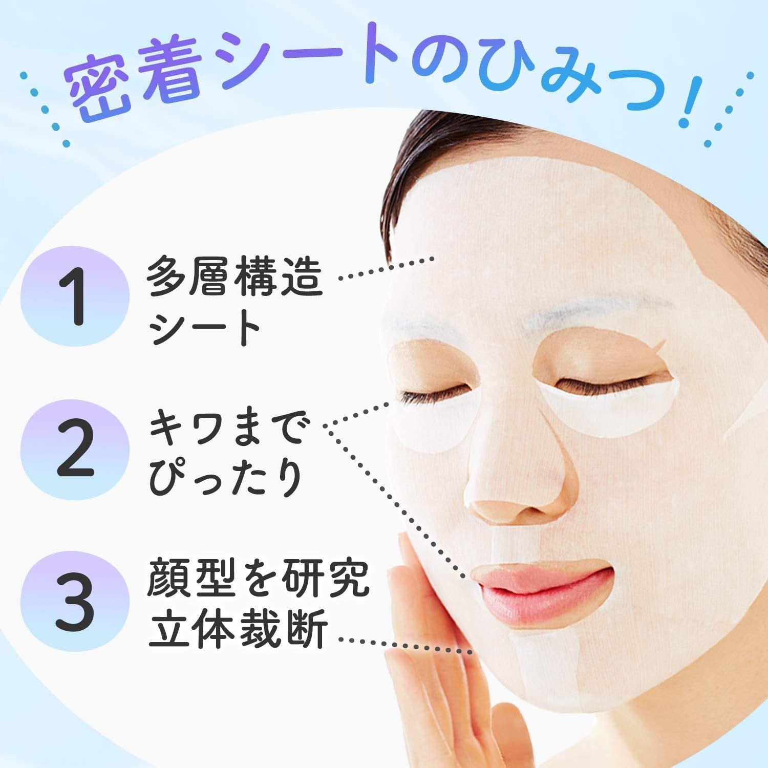Mandom Barrier Repair Facial Mask - Hydrating & Moisturizing Sheet Mask for Dry Skin - 5 Pack - Perfect for Nighttime Skincare Routine & Spa Day