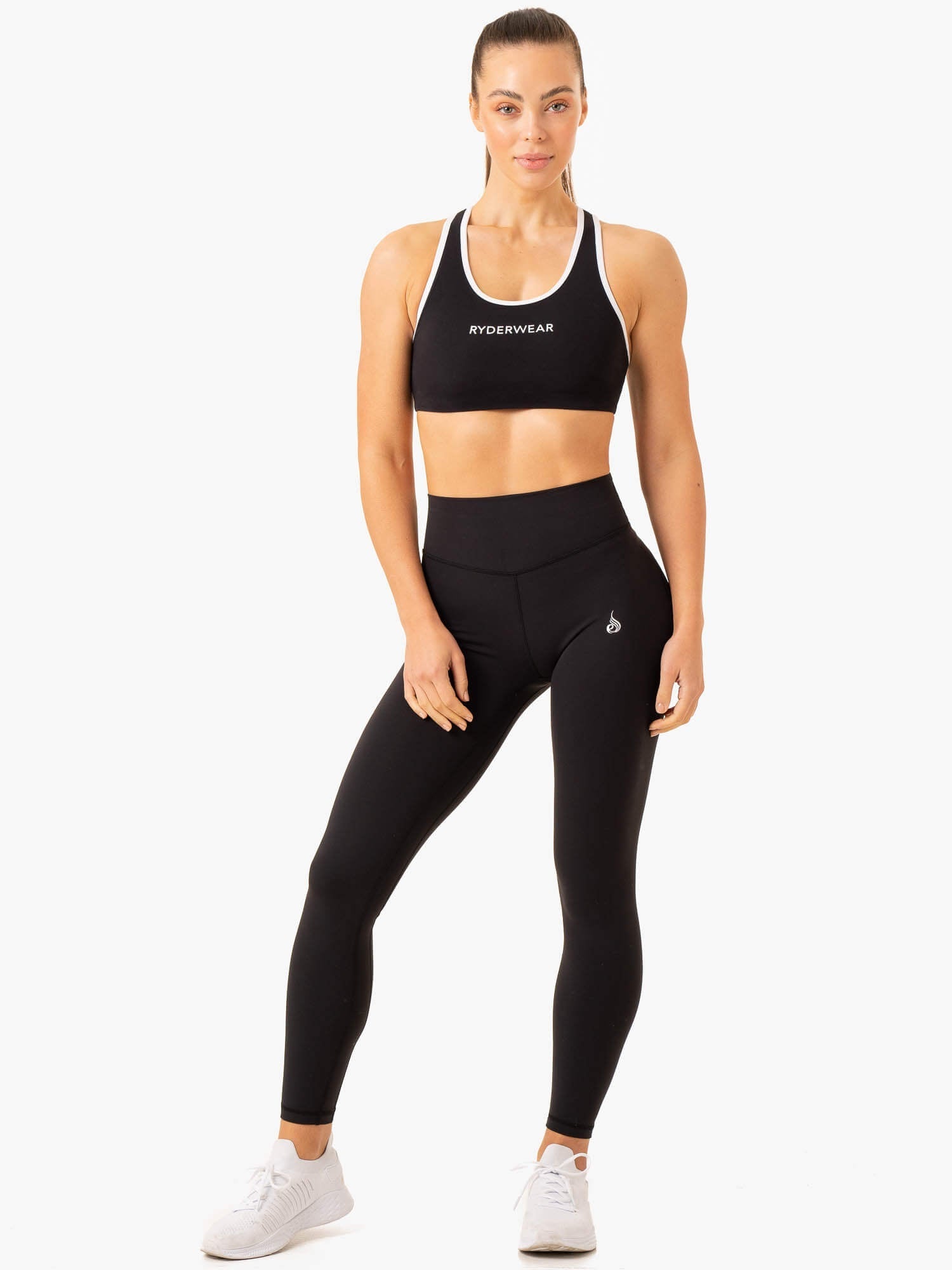 High Impact Sports Bra for Women - Breathable & Supportive Workout Top - Black - Ideal for Running, Gym & High-Intensity Training
