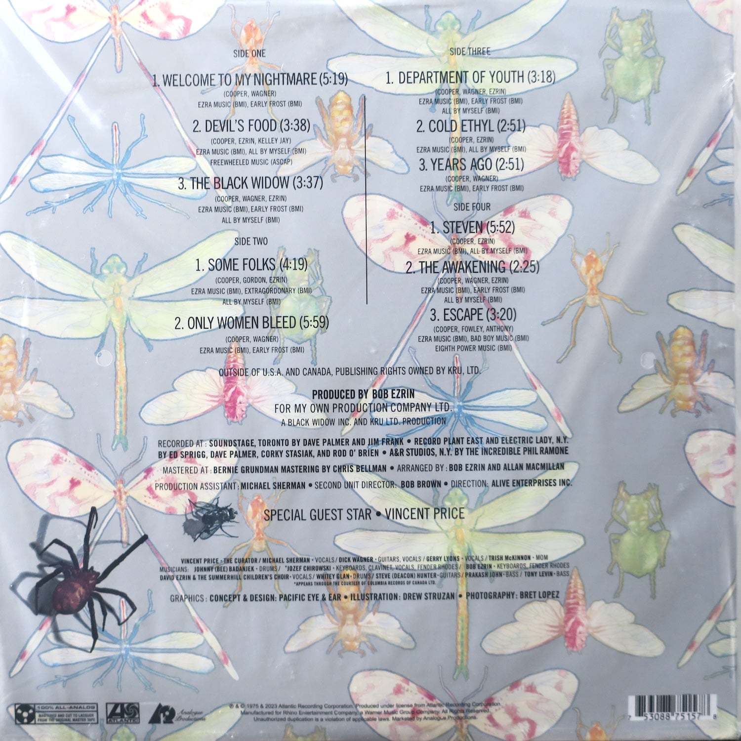 ALICE COOPER 'Welcome To My Nightmare' Limited Edition 180g 45rpm Vinyl 2LP - Analogue Productions Audiophile Pressing - Perfect for Record Collectors & Classic Rock Fans