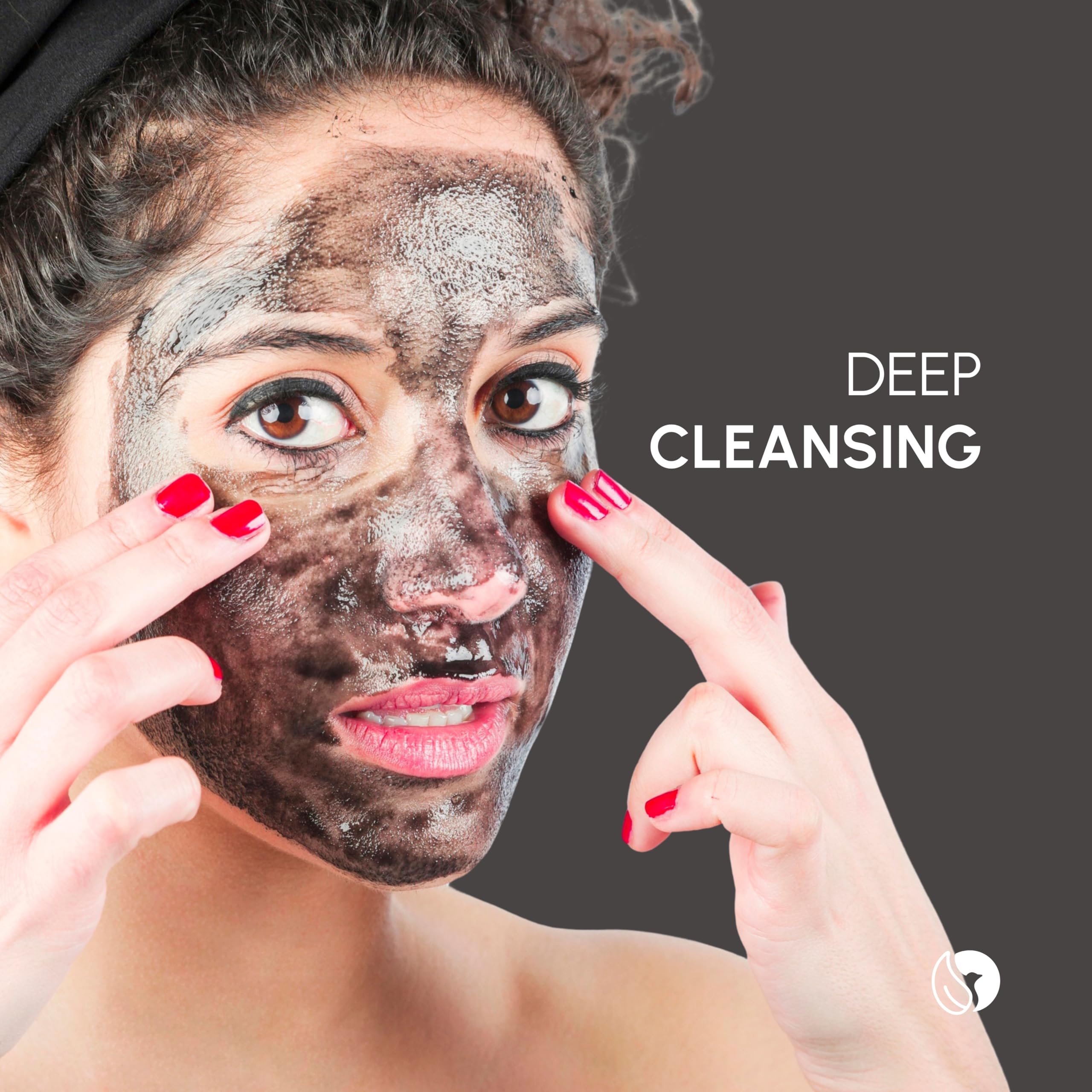 Ecocradle Activated Charcoal Face Scrub for Oily Skin with Tea Tree Essential Oil - Deep Exfoliating Cleanser with Walnut Shell Powder for Men & Women | Removes Dirt, Blackheads & Impurities | 40gm Natural Skincare for Acne-Prone & Sensitive Skin | Perfect for Daily Exfoliation & Deep Cleansing Routine