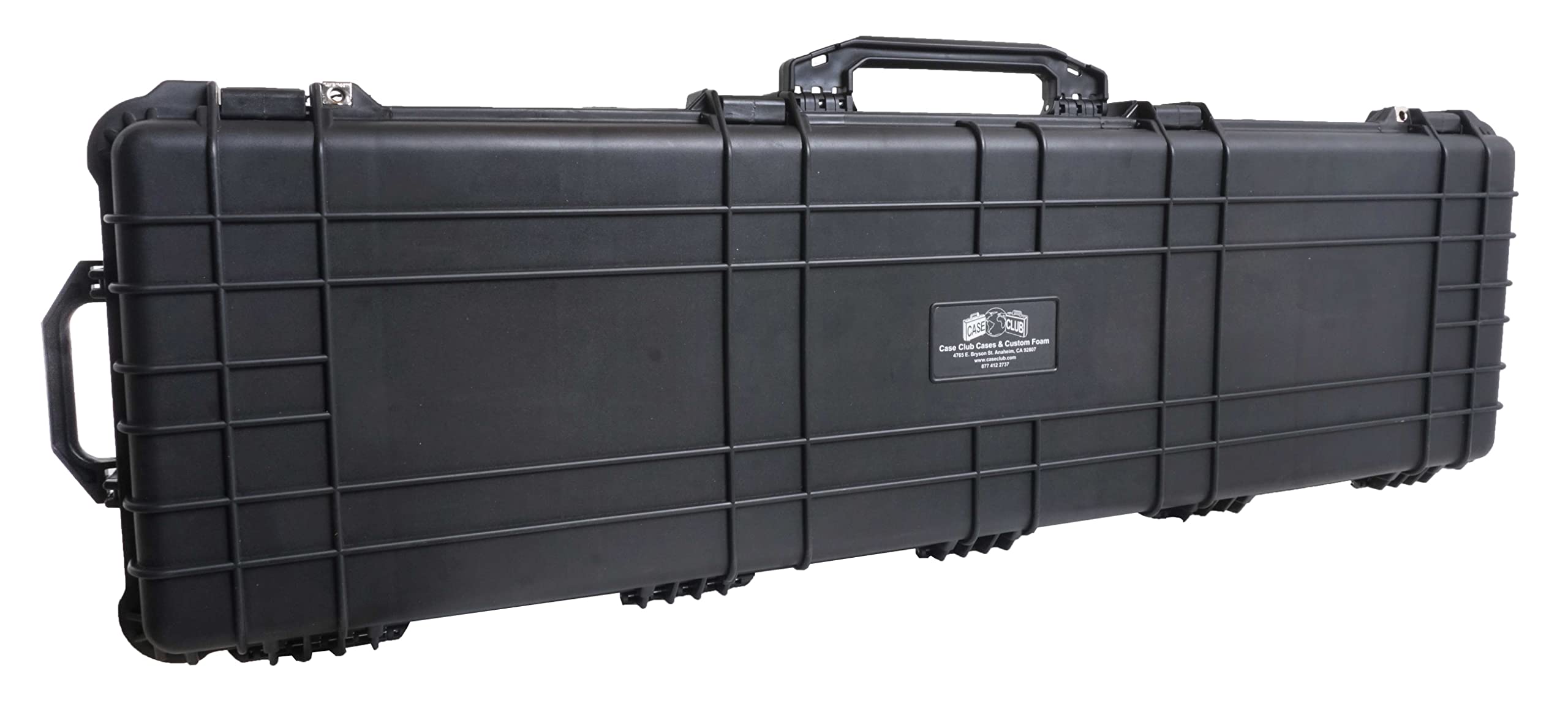 Case Club Competition Hard Gun Case with Pre-Cut Foam - Fits 3 Rifles | Durable Protection for Firearms, Hunting & Shooting Range Use