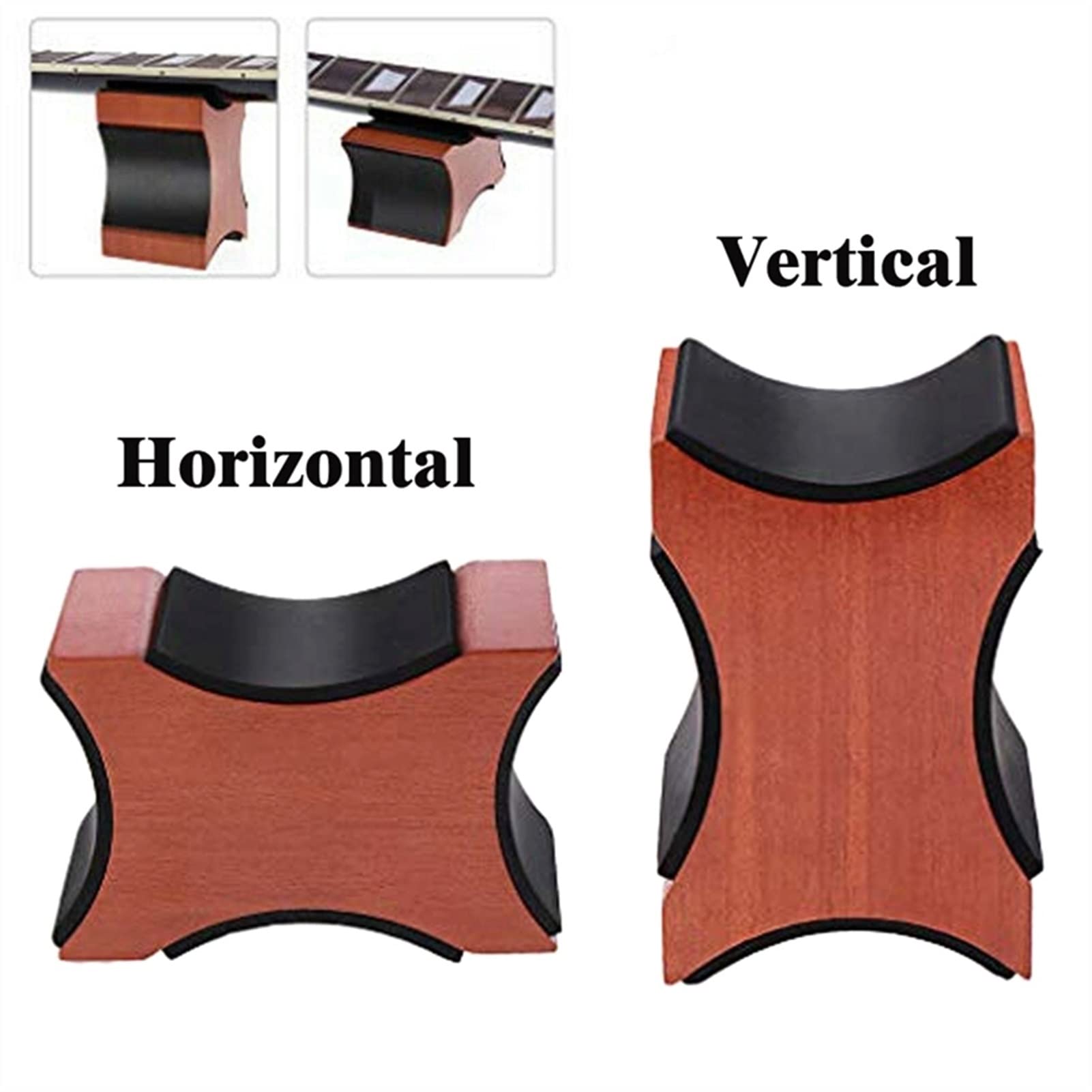 Professional Metal Fingerboard Fret Press Caul with 3Pcs 7.25/9.5/12 Radian Fret Inserts - Premium Guitar Luthier Tool for Precision Fretwork | Perfect for Guitar Repair, Setup & Custom Builds