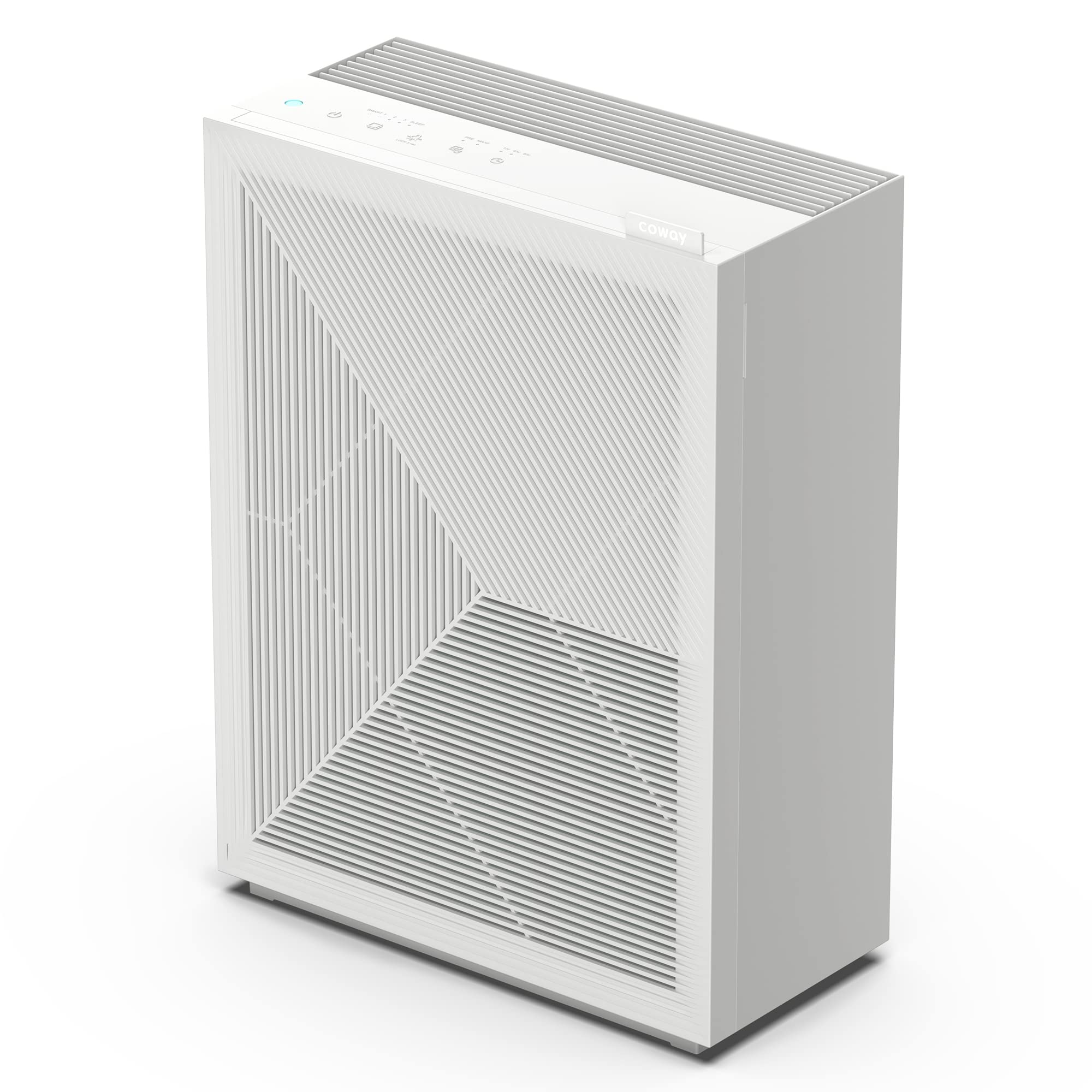 Coway Airmega 240 True HEPA Air Purifier with Smart Air Quality Sensor, Auto Mode & Filter Replacement Indicator - White - Perfect for Bedrooms, Living Rooms & Offices (300 Sq. Ft Coverage)
