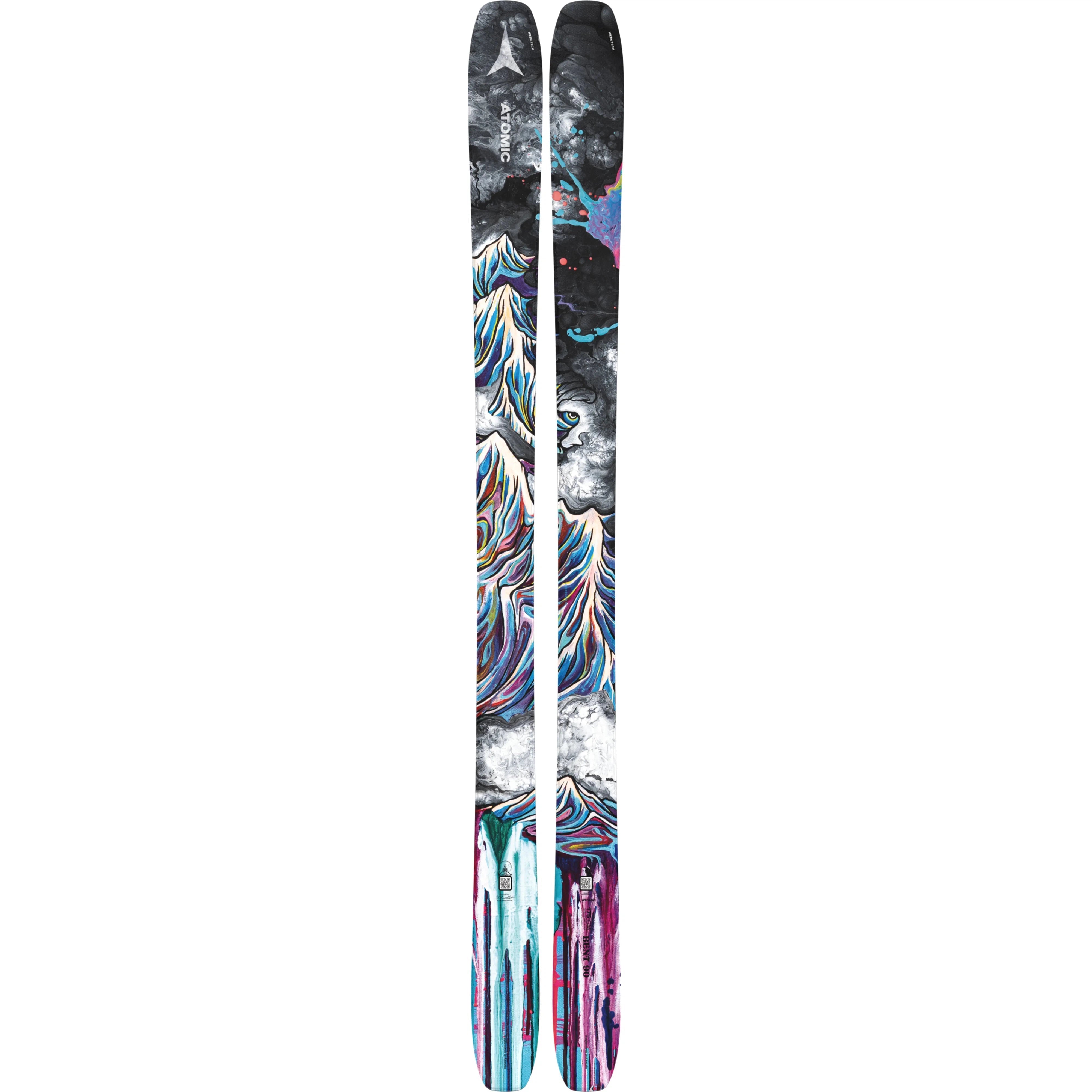 Atomic BENT 90 All-Mountain Skis 2025 - Premium Performance for Powder, Groomers & Freeride | Perfect for Advanced Skiers & Backcountry Adventures