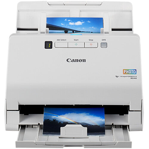 Canon imageFORMULA RS40 High-Speed Document & Photo Scanner with 40ppm - Perfect for Home Office, Small Business & Archiving