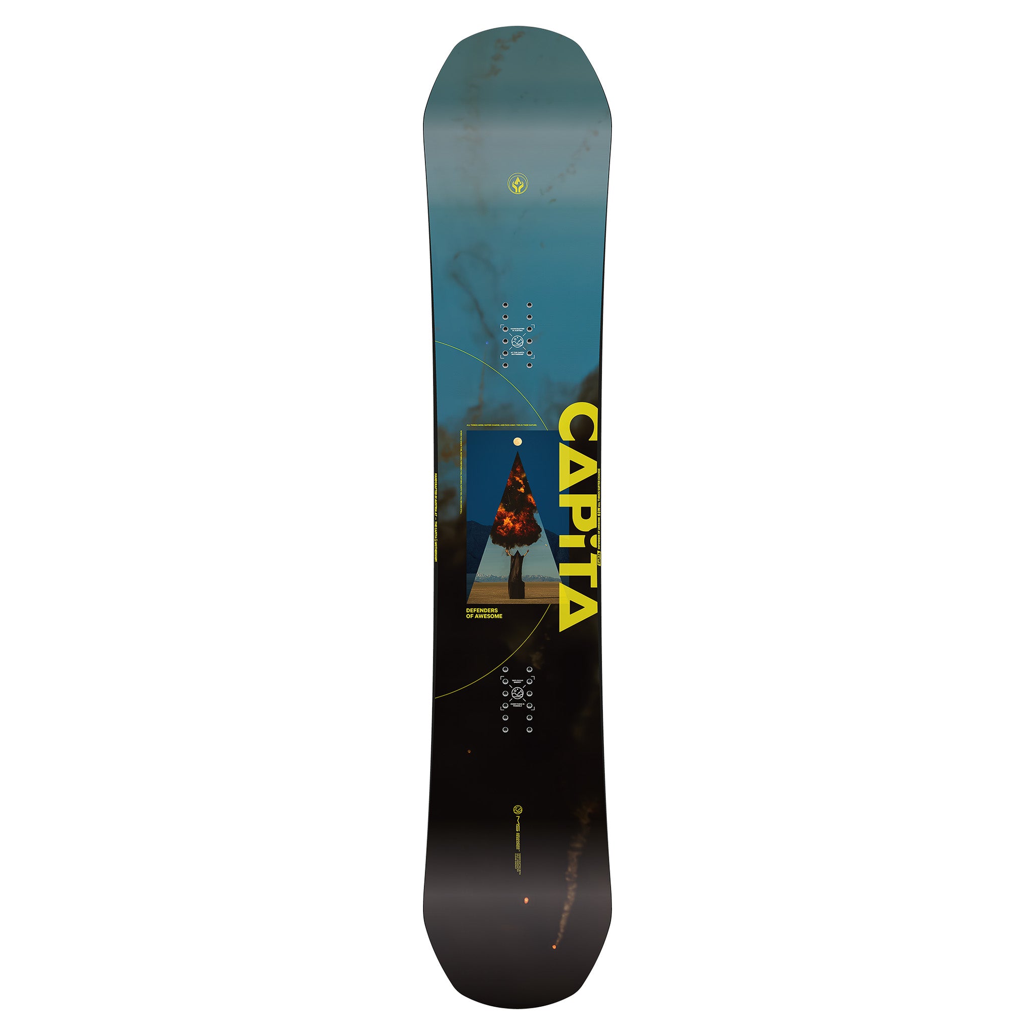 CAPiTA Defenders Of Awesome Snowboard 2025 - Premium All-Mountain Freestyle Snowboard for Men & Women - Perfect for Park, Powder & Freeride Adventures