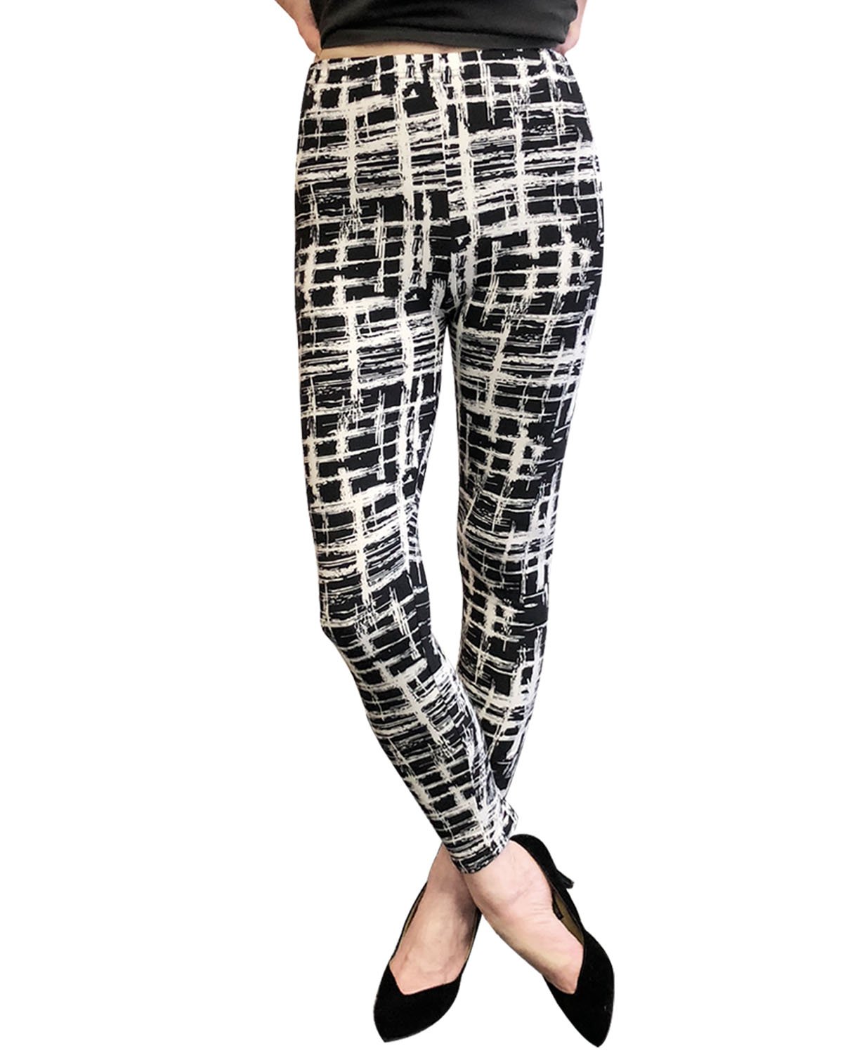 Wrapables® Women's Printed Leggings - Ultra Soft & Stretchy Yoga Pants for Workout, Running & Activewear | Perfect for Gym, Lounge & Everyday Wear