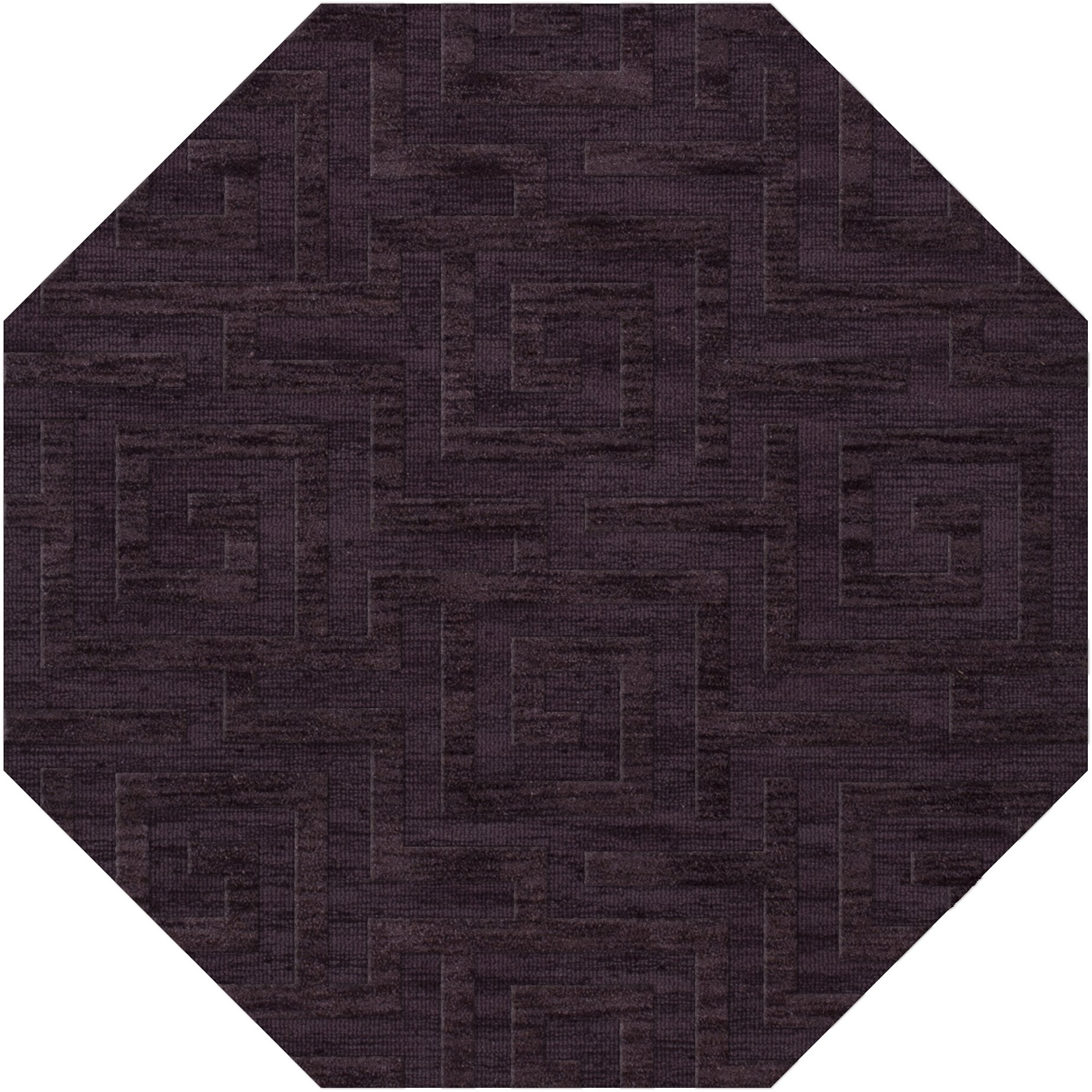 Dalyn Rugs Dover DV13 10' Octagon Area Rug in Grape Ice - Perfect for Living Room, Bedroom, or Dining Room Decor